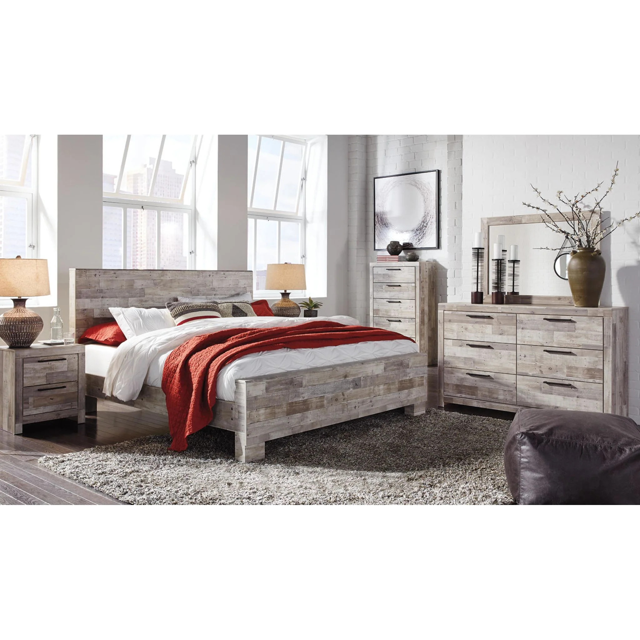 Effie-Exclusive 5 Piece Panel Bedroom - Image 21