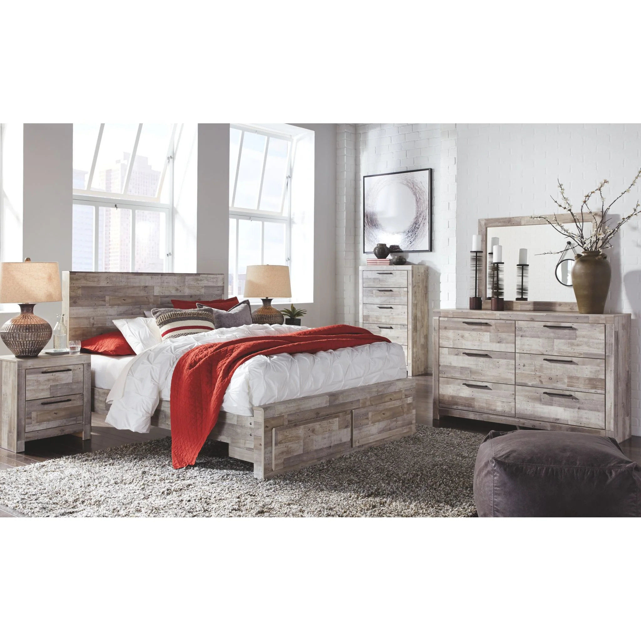 Effie-Exclusive 5 Piece Storage Bedroom - Image 2
