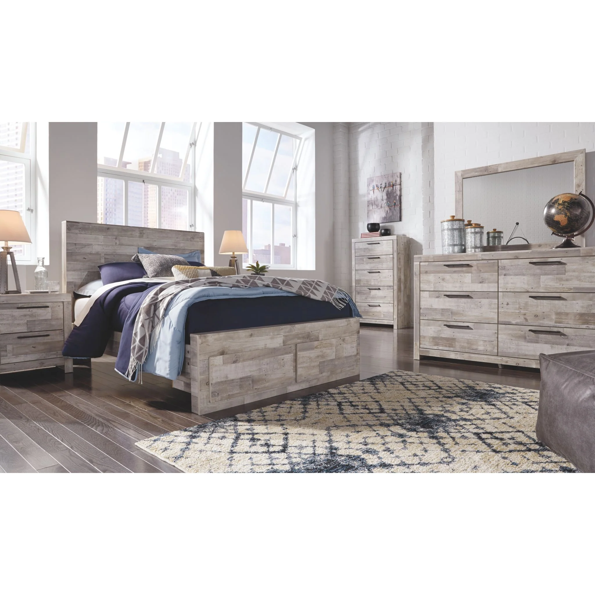 Effie-Exclusive Full Panel Bed with Footboard Storage - Image 3