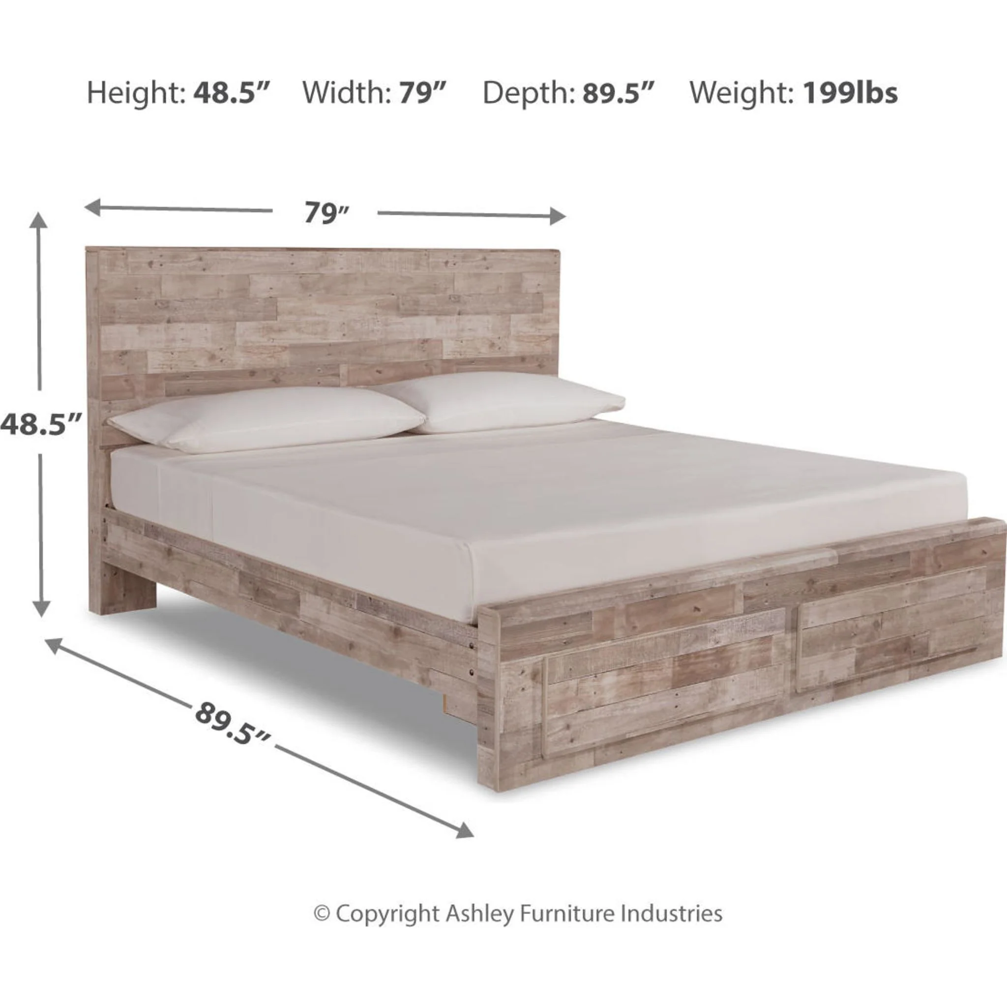 Effie-Exclusive Platform Bed with Footboard Storage - Image 19