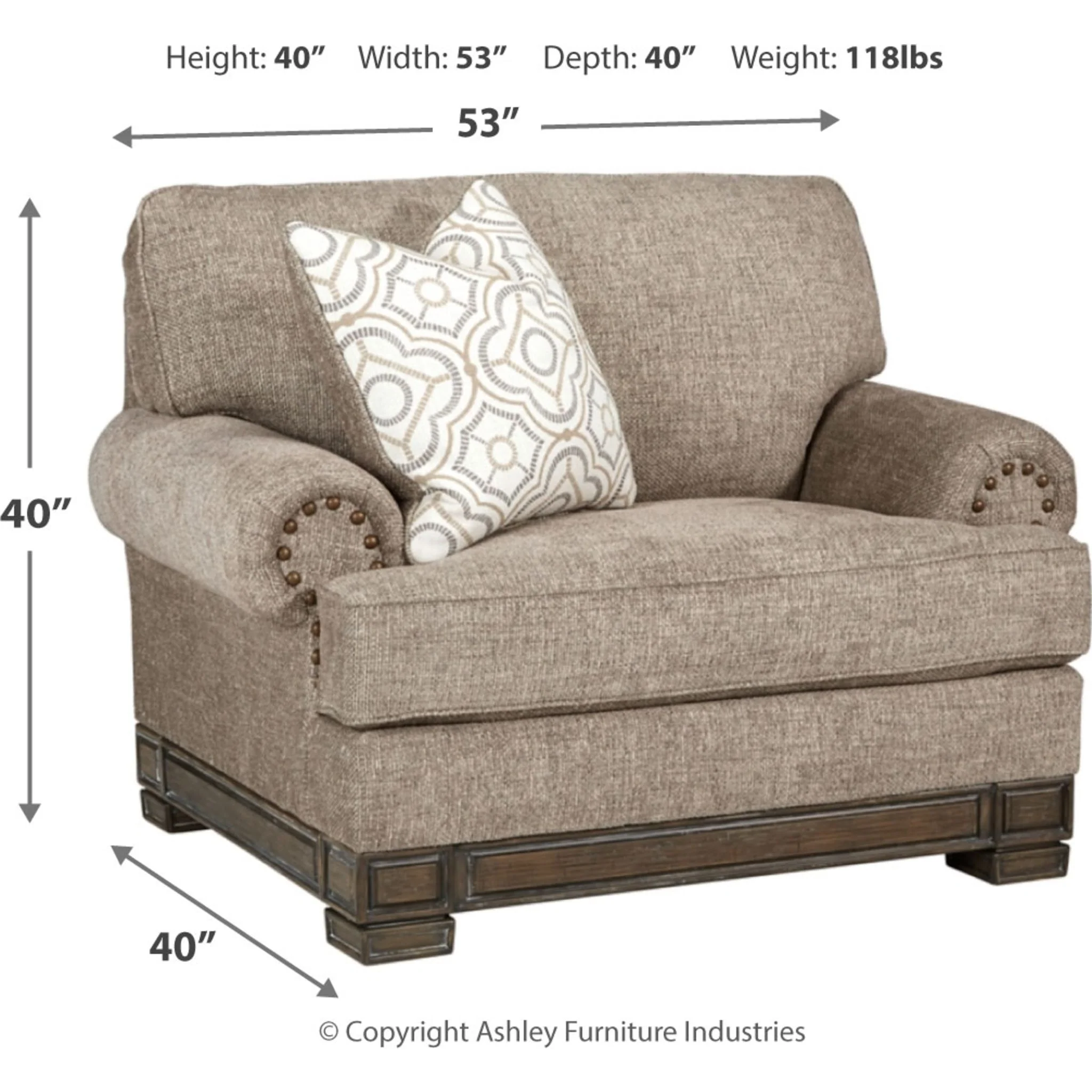 Einsgrove Chair & a Half - Image 4