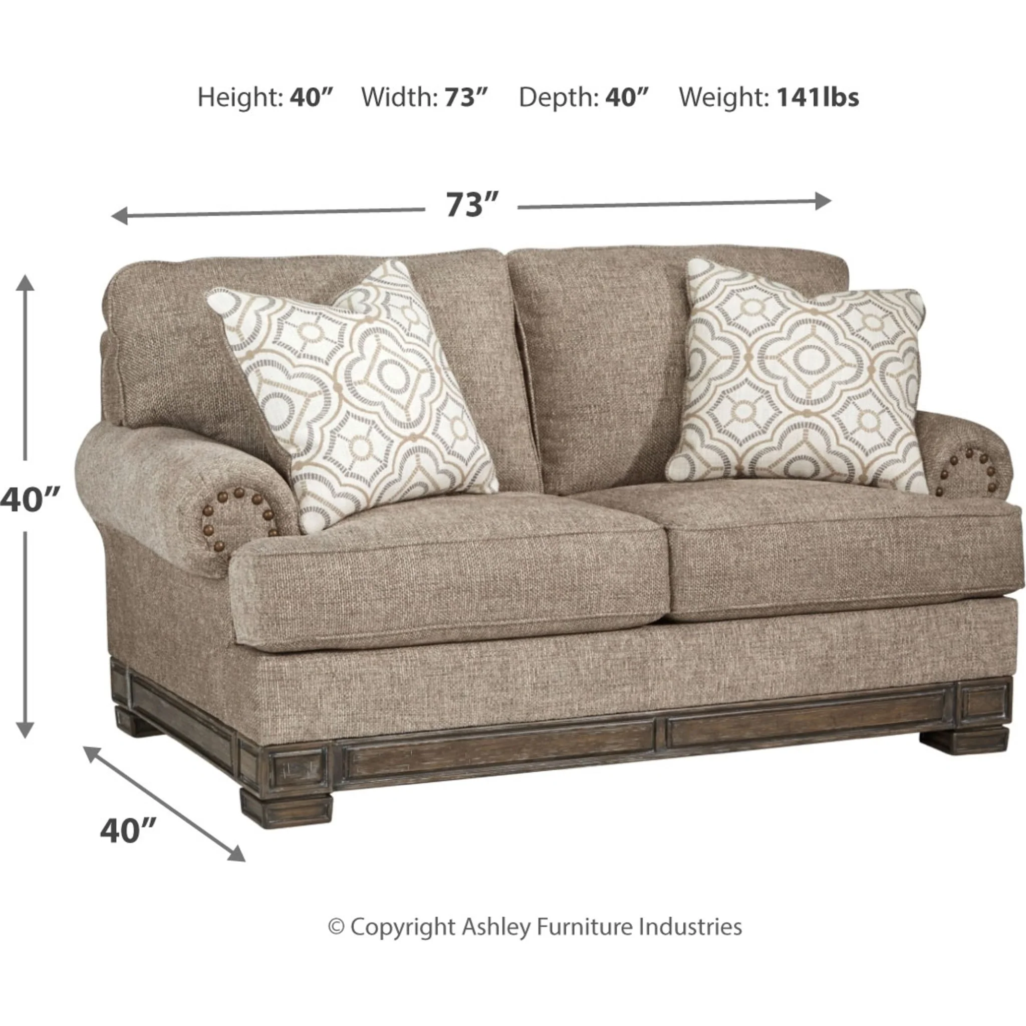 Einsgrove Loveseat - Image 4