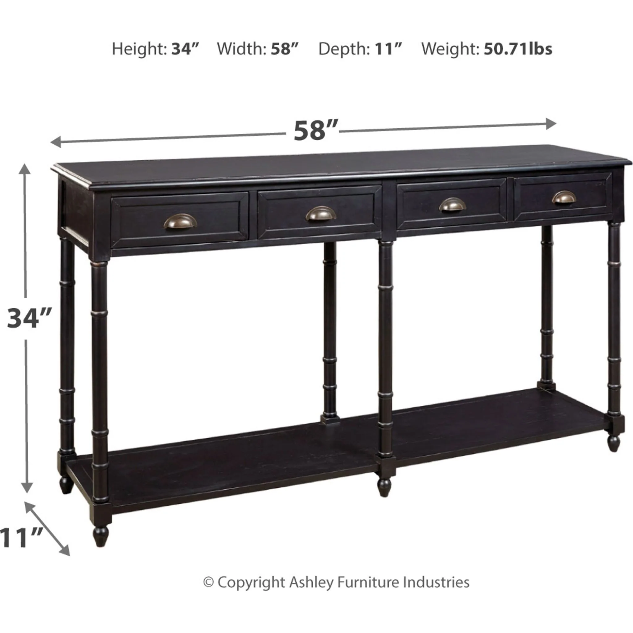 Eirdale Console Table - Image 4