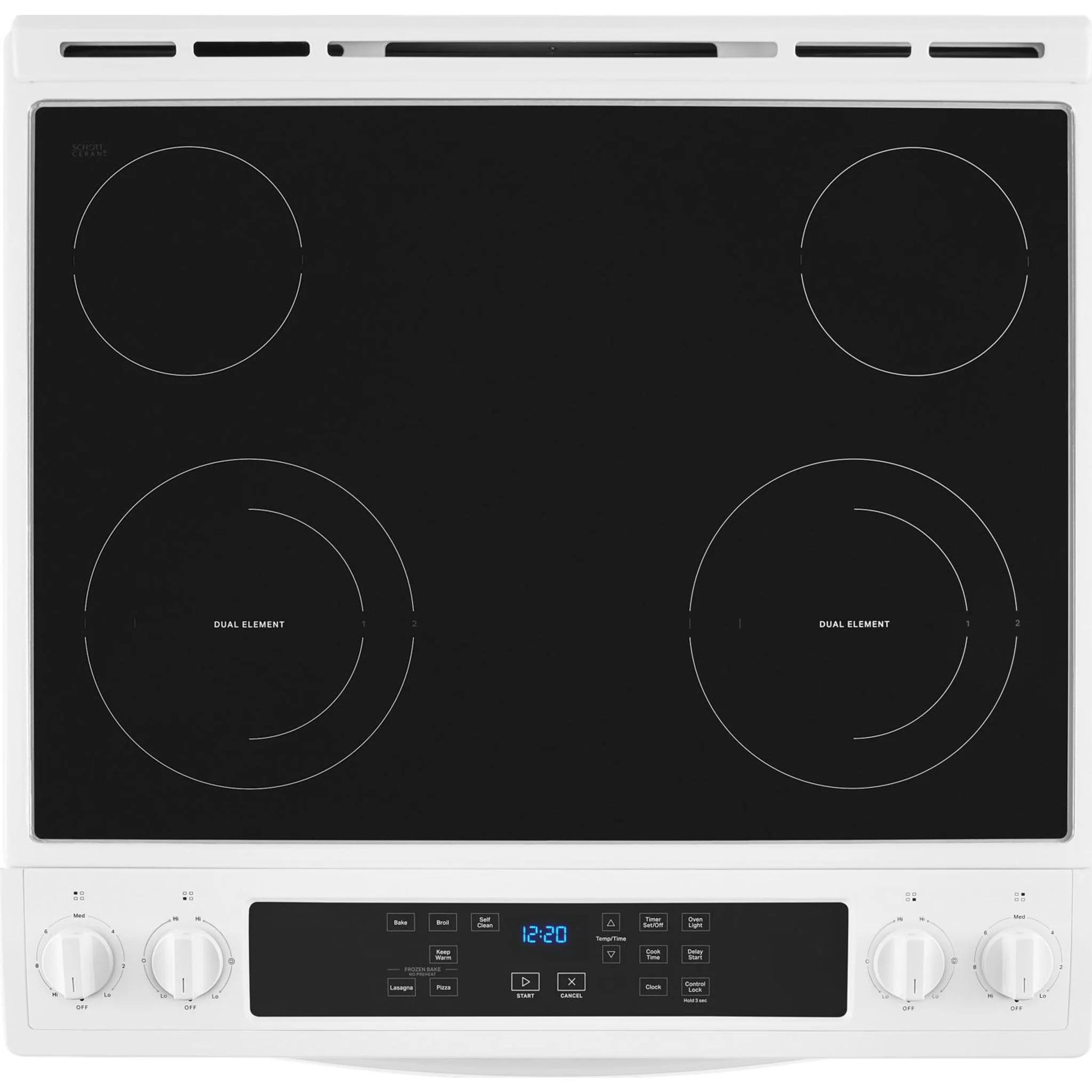 Whirlpool 4.8 Cu. Ft. Electric Range with Frozen BakeTechnology -White (YWEE515S0LW) - Image 28