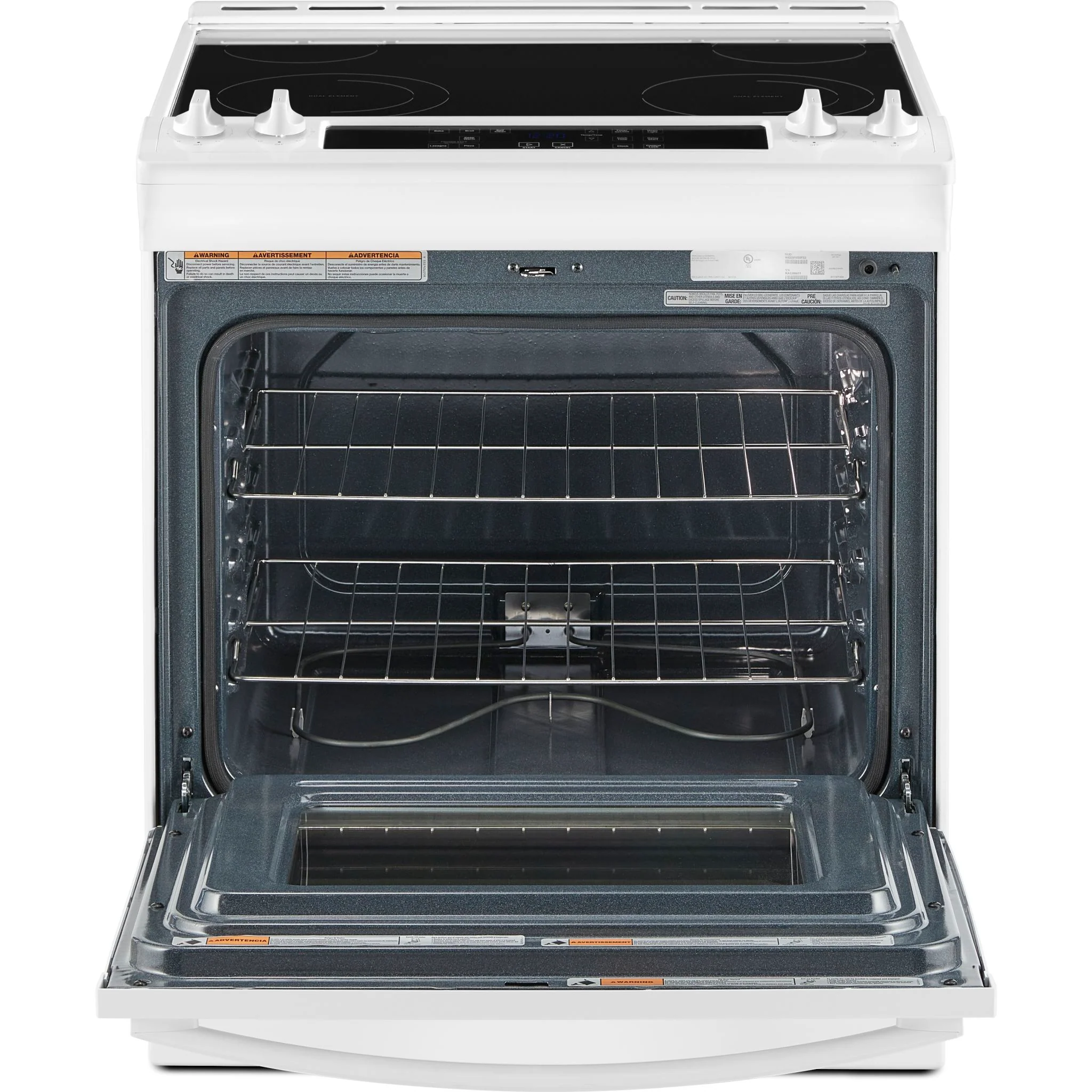 Whirlpool 4.8 Cu. Ft. Electric Range with Frozen BakeTechnology -White (YWEE515S0LW) - Image 9