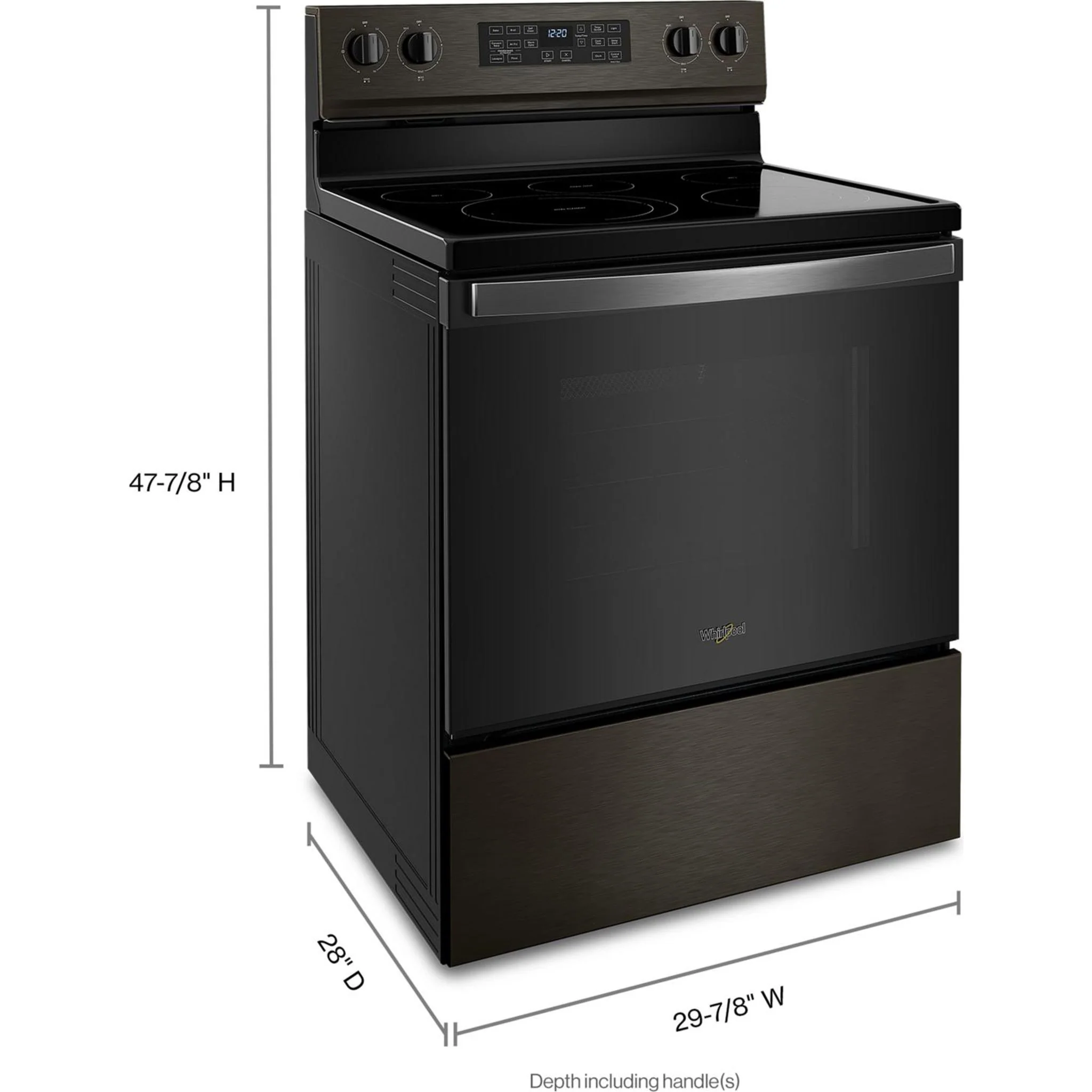 Whirlpool 5.3 cu. ft. Electric 5-in-1 Air Fry Oven (YWFE550S0LV) - Image 42