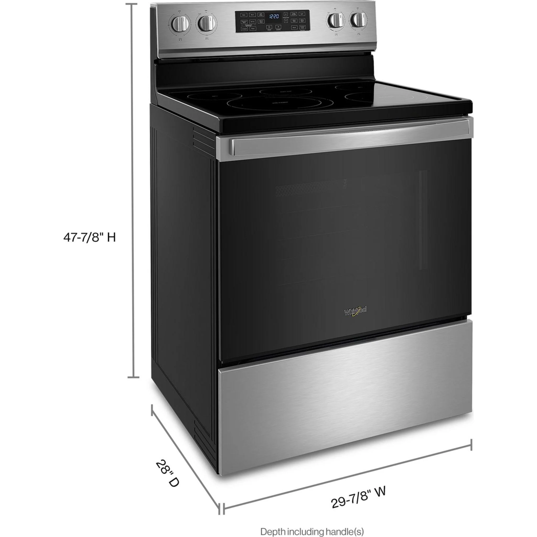 Whirlpool Electric Range (YWFE550S0LZ) - Stainless Steel - Image 38