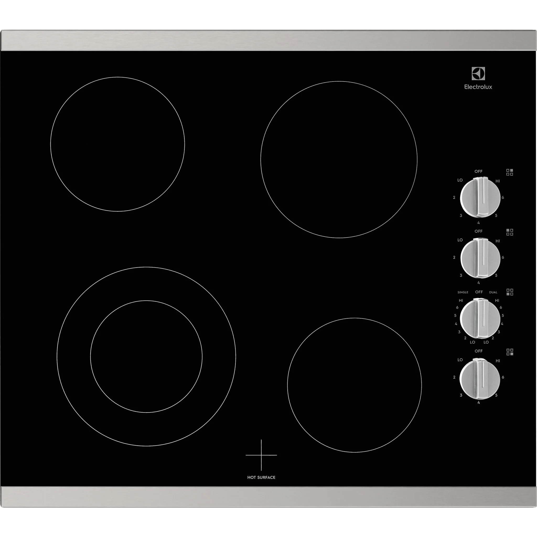 Electrolux 24" Electric Cooktop - Stainless Steel ( ECCE242CAS ) - Image 2