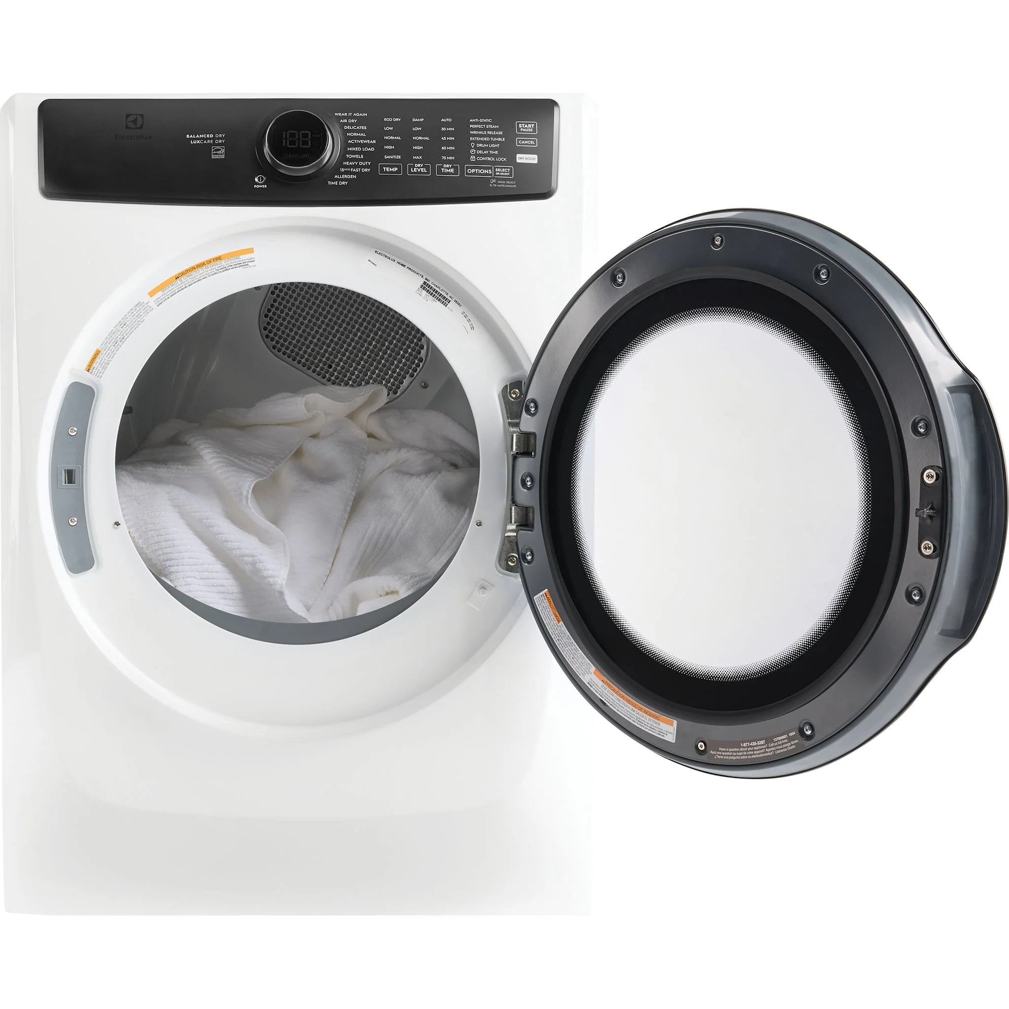 Electrolux Front Load Dryer (ELFE773CAW) - White - Image 6