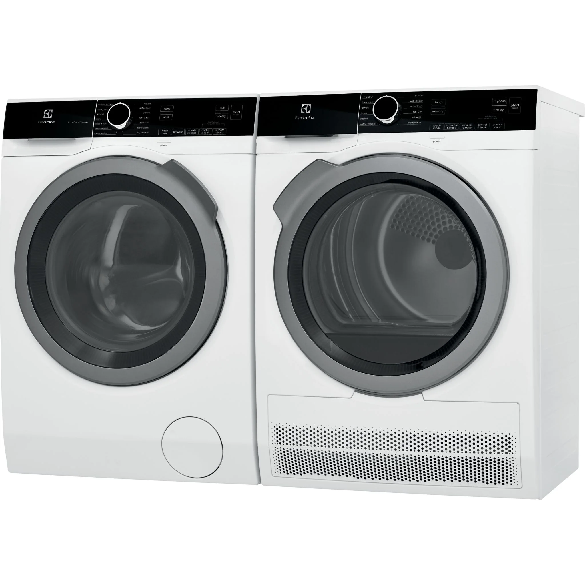 Electrolux Front Load Pair (ELFW4222AW-ELFE422CAW) - White - Image 2
