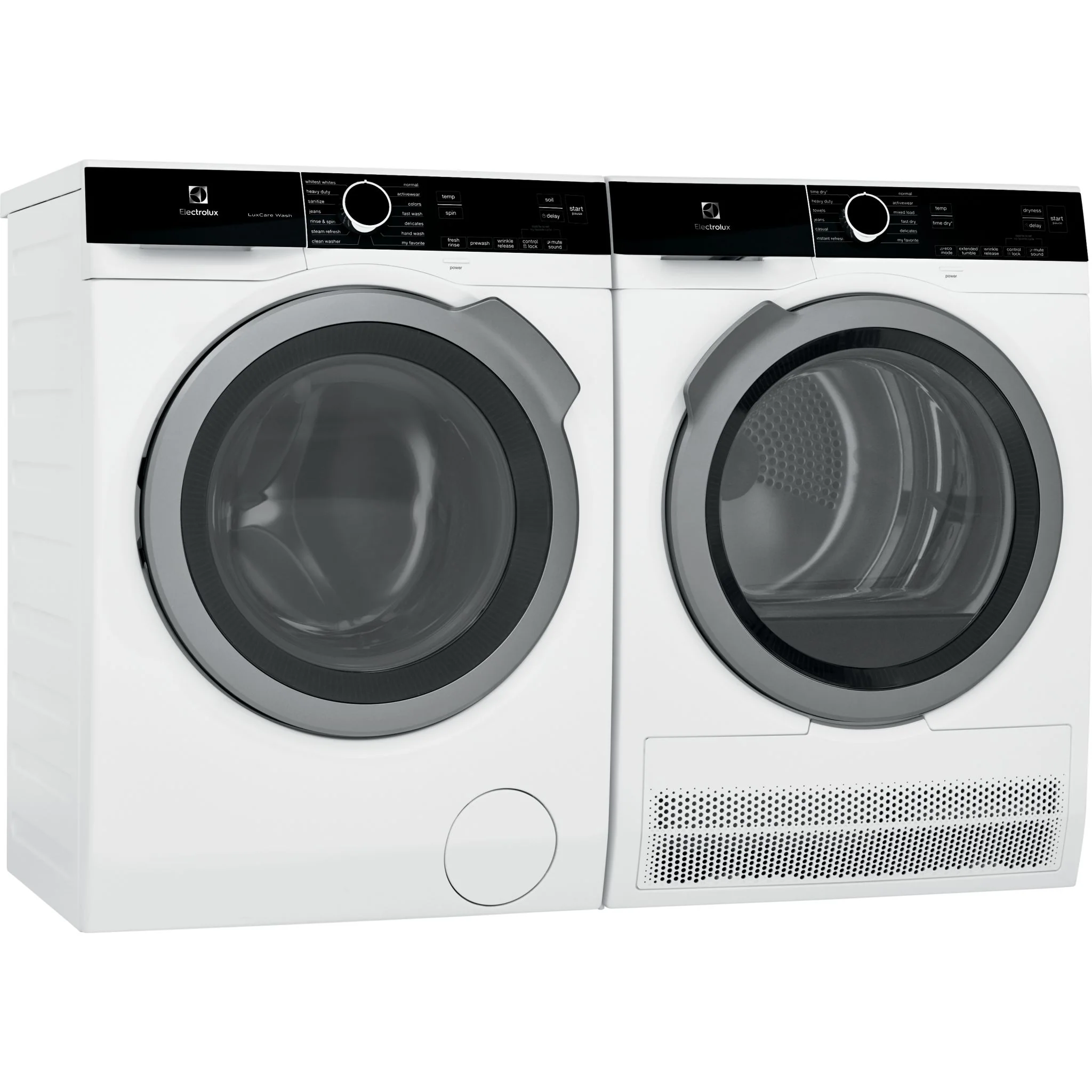 Electrolux Front Load Pair (ELFW4222AW-ELFE422CAW) - White - Image 3