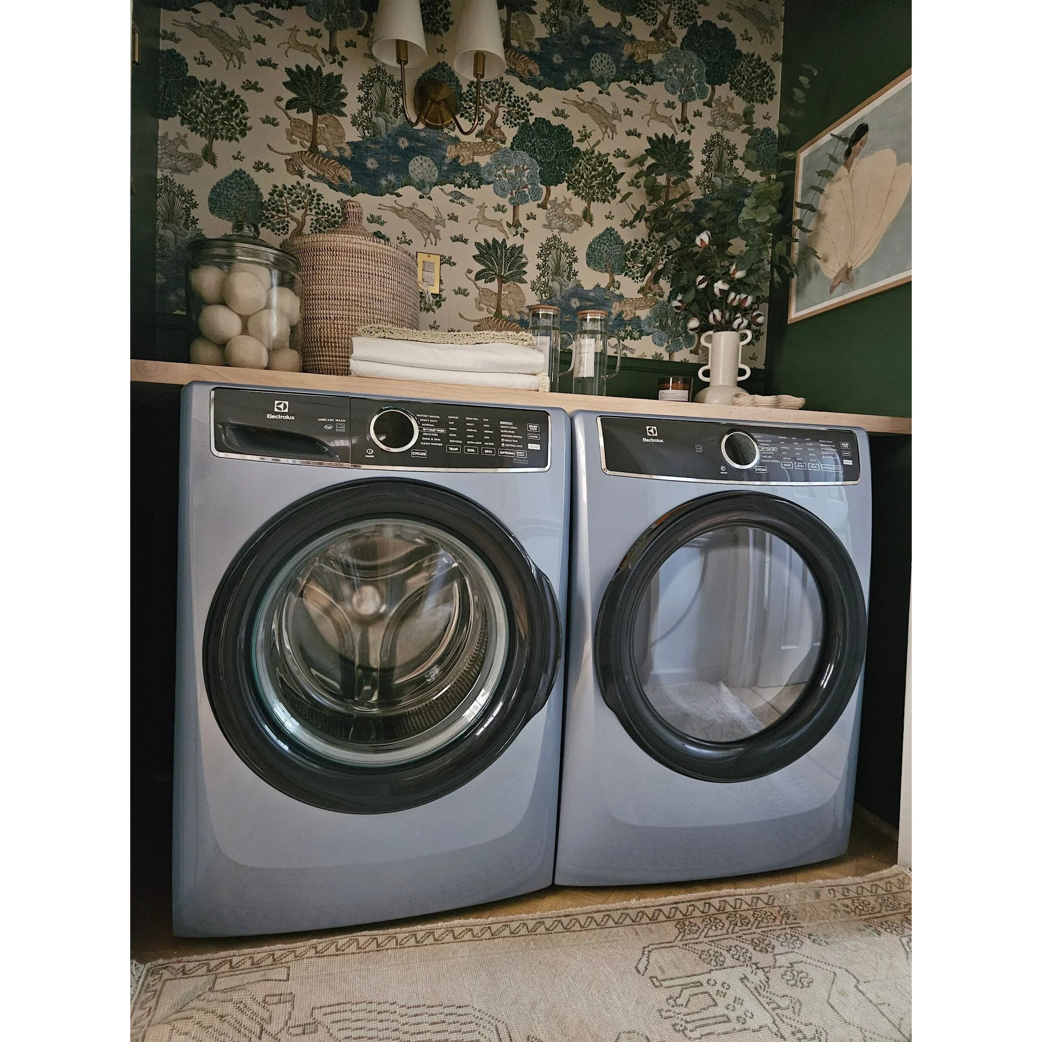 Electrolux Front Load Pair (ELFW7437AG-ELFE743CAG) - Glacier Blue - Image 3
