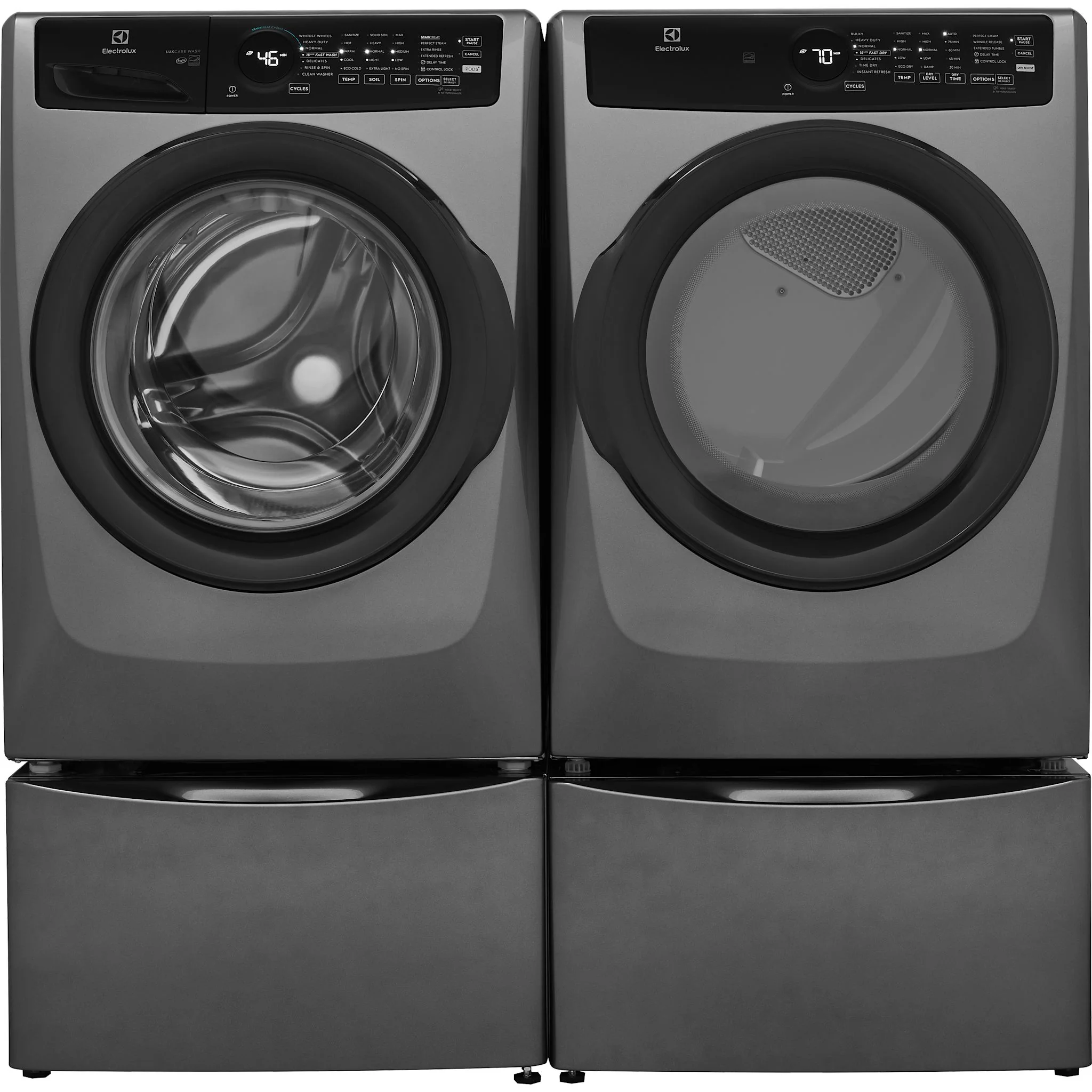 Electrolux Front Load Pair (ELFW7437AT-ELFE743CAT) - Titanium - Image 6