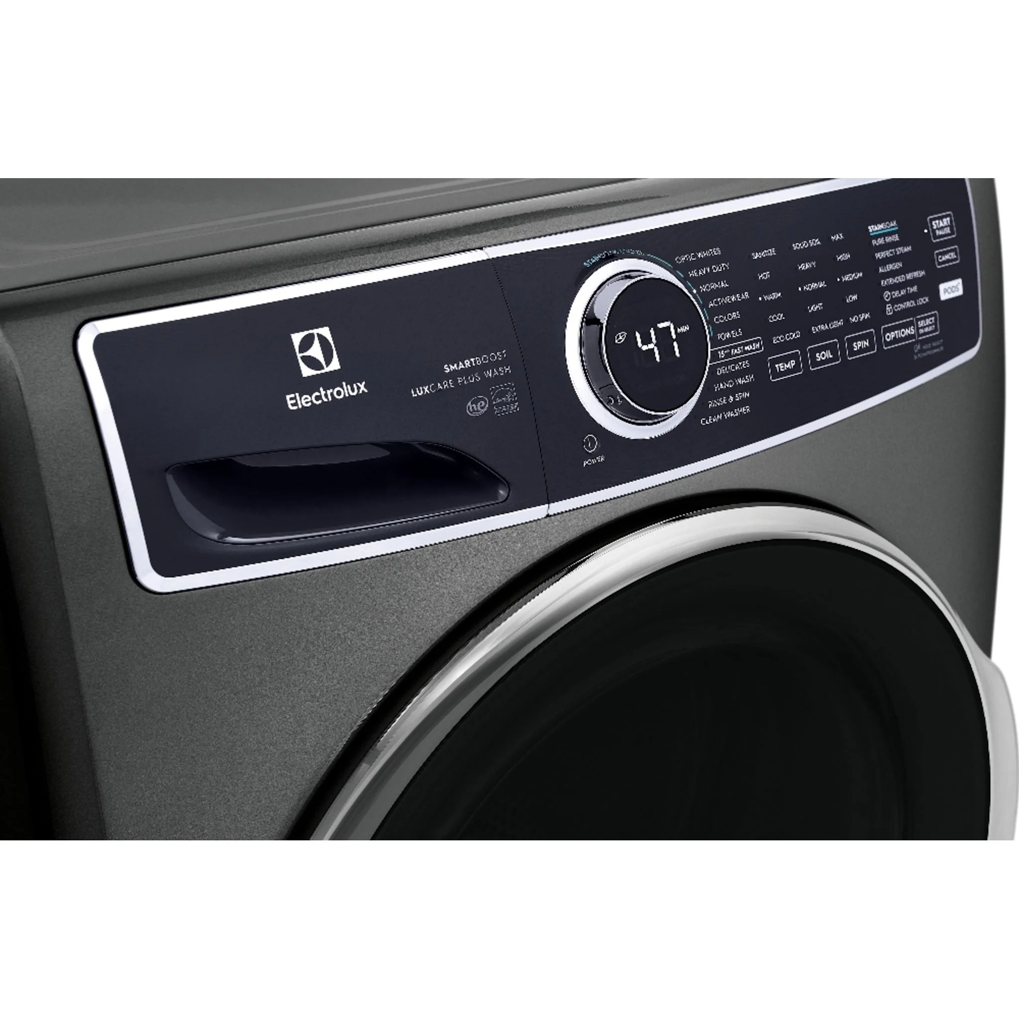 Electrolux Front Load Pair (ELFW7637AT-ELFE763CAT) - Titanium - Image 8