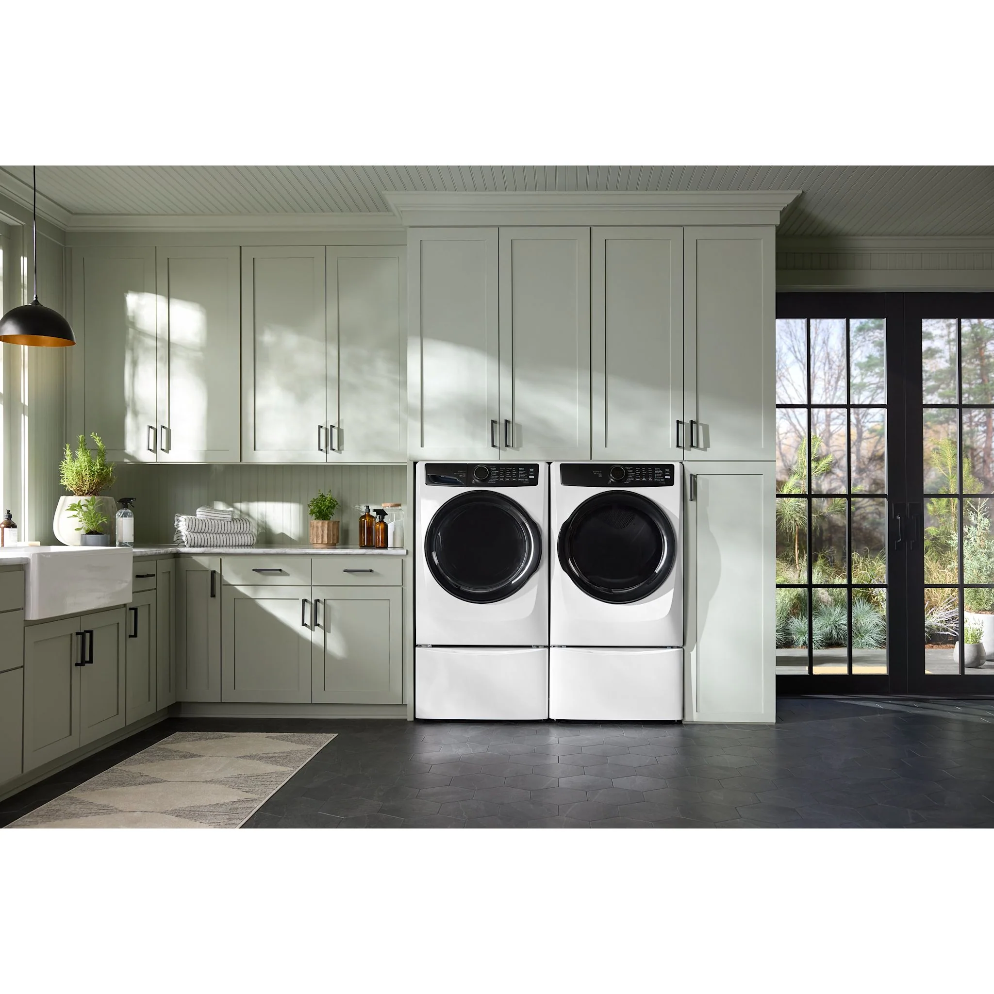 Electrolux Front Load Pair (ELFW7738AW-ELFG7738AW) - White - Image 3