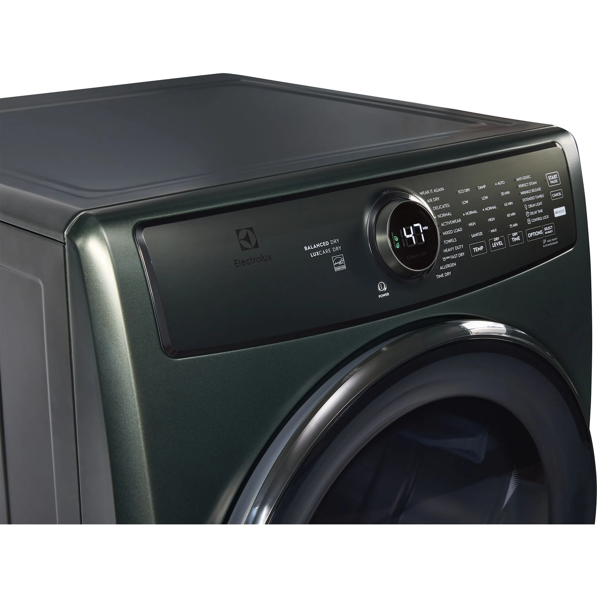Electrolux Front Load Perfect Steam™ Electric Dryer with Balanced Dry™ and Instant Refresh – 8.0 Cu. Ft. - Green ( ELFE773CAA ) - Image 5