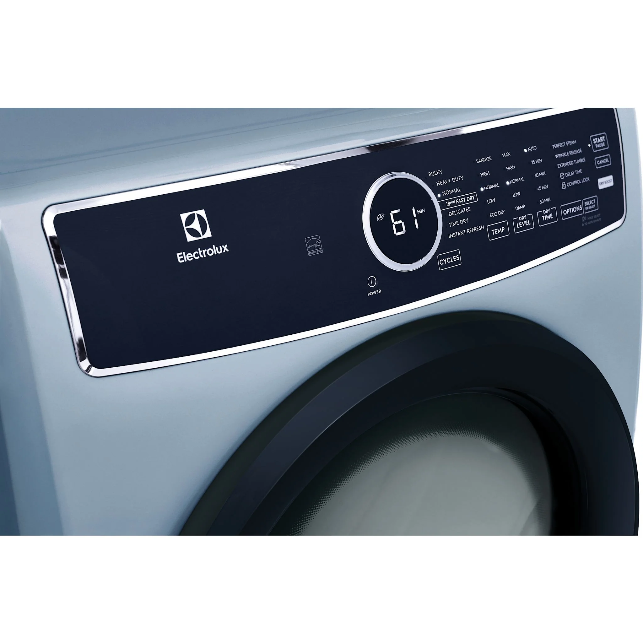 Electrolux Front Load Perfect Steam™ Electric Dryer with Instant Refresh – 8.0 Cu. Ft. - Blue ( ELFE743CAG ) - Image 5