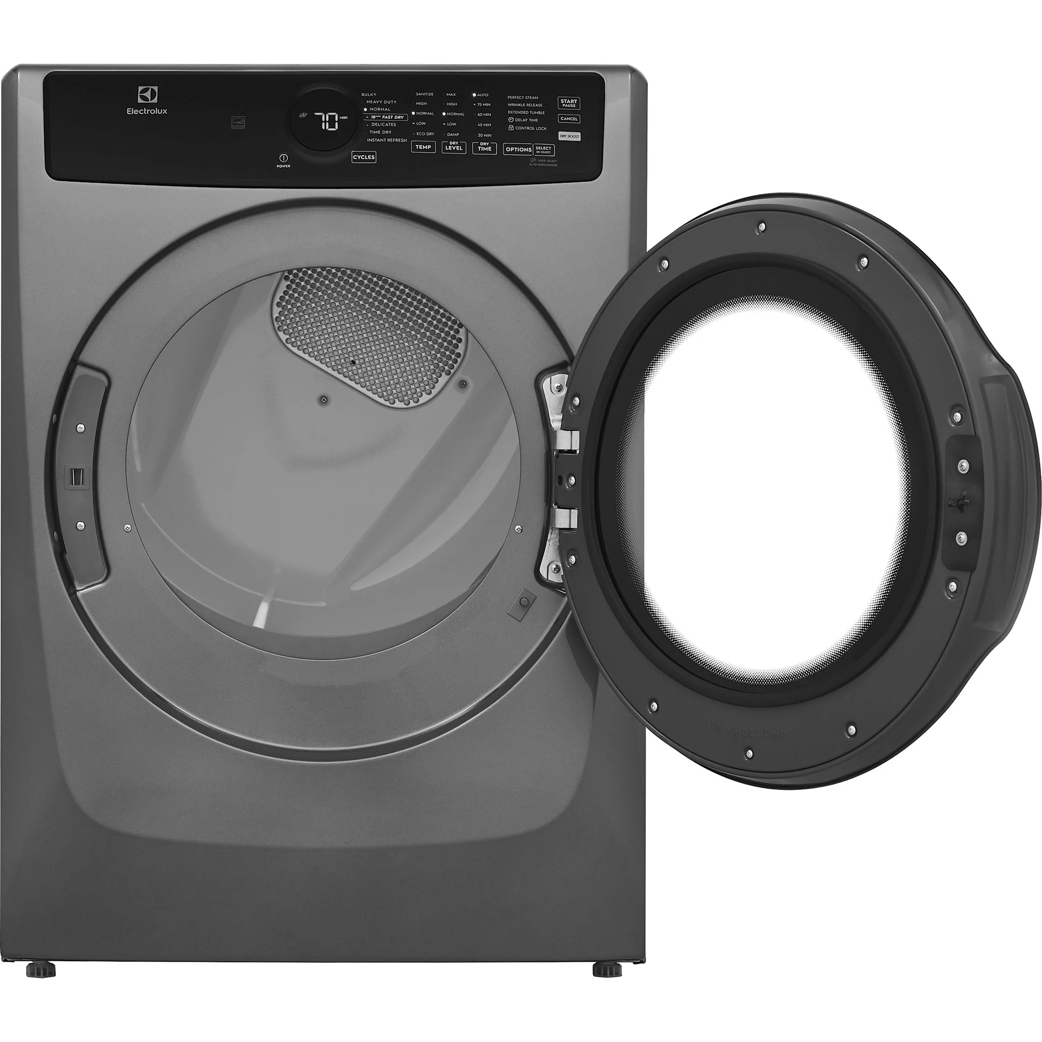 Electrolux Front Load Perfect Steam™ Electric Dryer with Instant Refresh – 8.0 Cu.Ft. - Titanium (ELFE743CAT) - Image 3