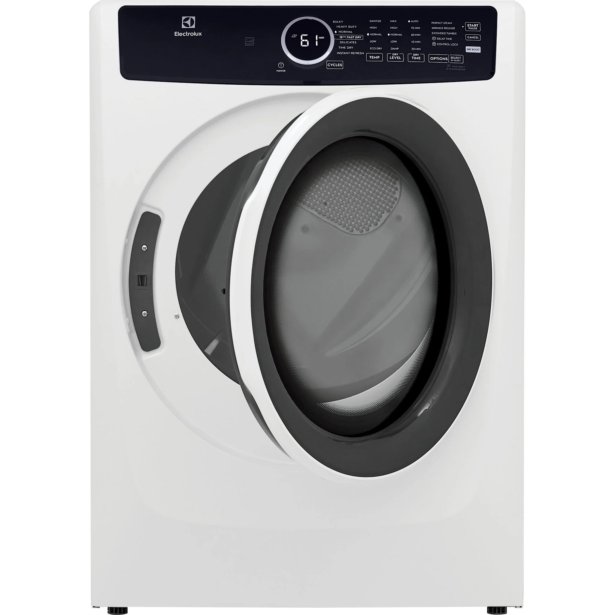 Electrolux Front Load Perfect Steam™ Electric Dryer with Instant Refresh – 8.0 Cu. Ft. - White ( ELFE743CAW ) - Image 4