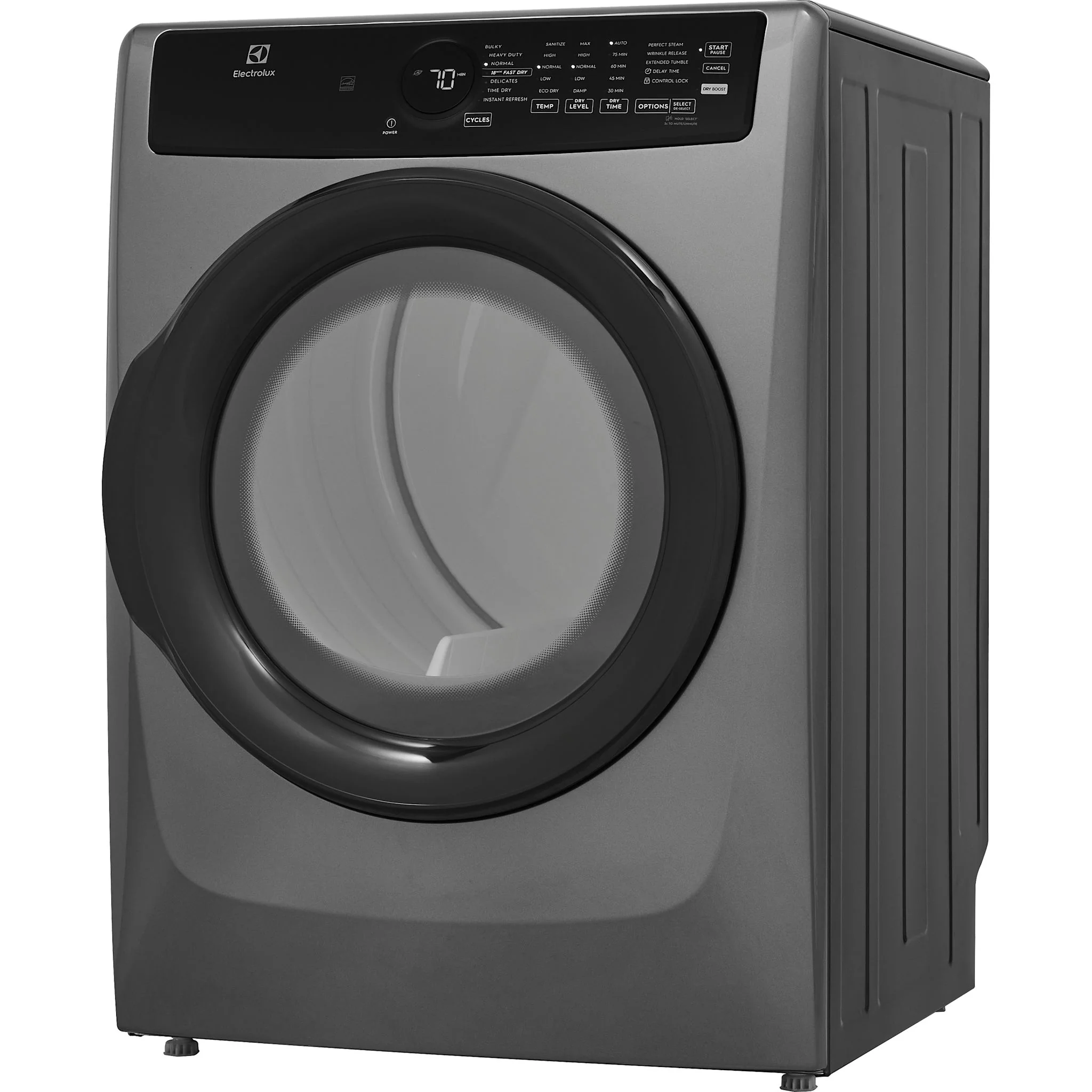 Electrolux Front Load Perfect Steam™ Gas Dryer with Instant Refresh – 8.0 Cu. Ft. - Titanium (ELFG7437AT) - Image 2
