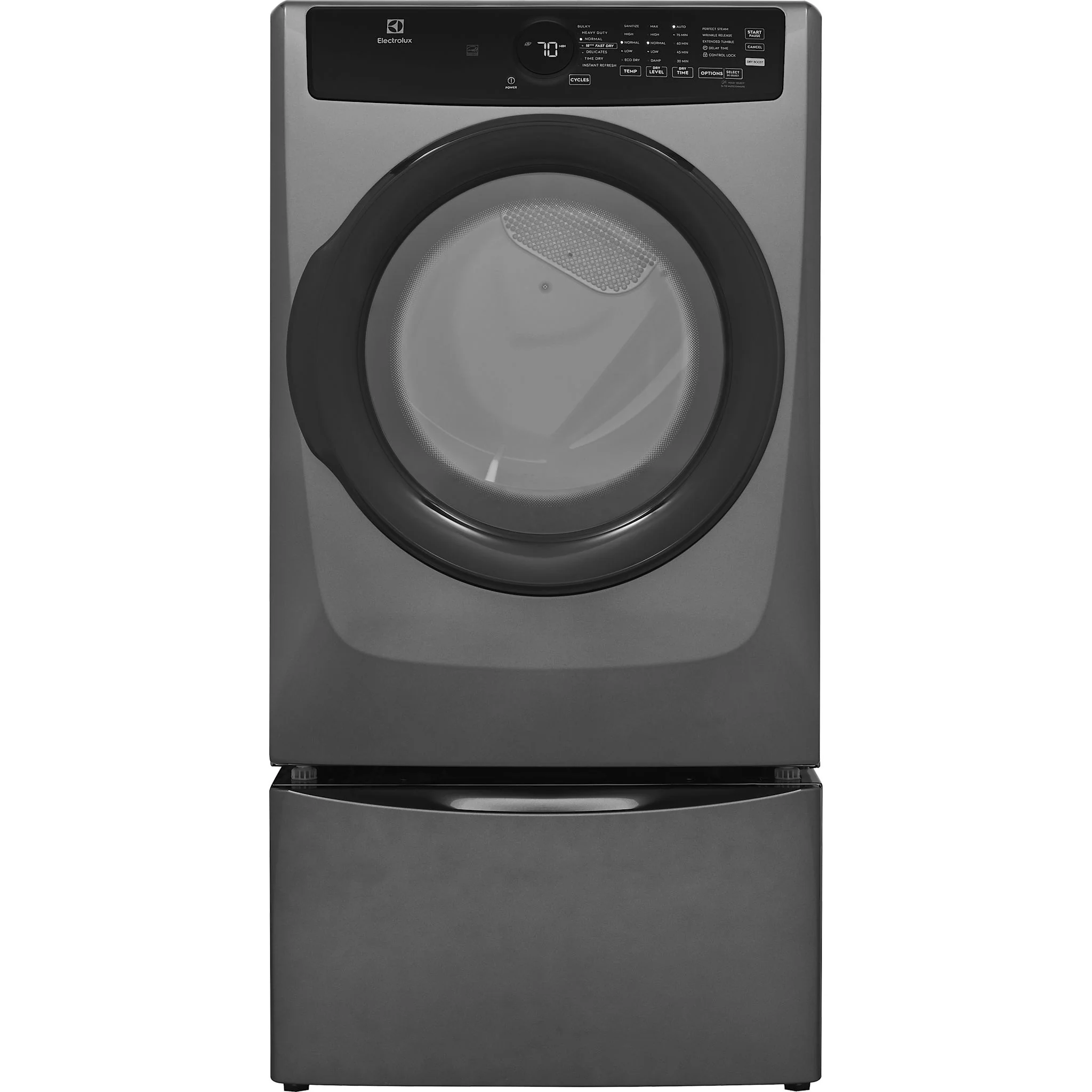 Electrolux Front Load Perfect Steam™ Gas Dryer with Instant Refresh – 8.0 Cu. Ft. - Titanium (ELFG7437AT) - Image 6