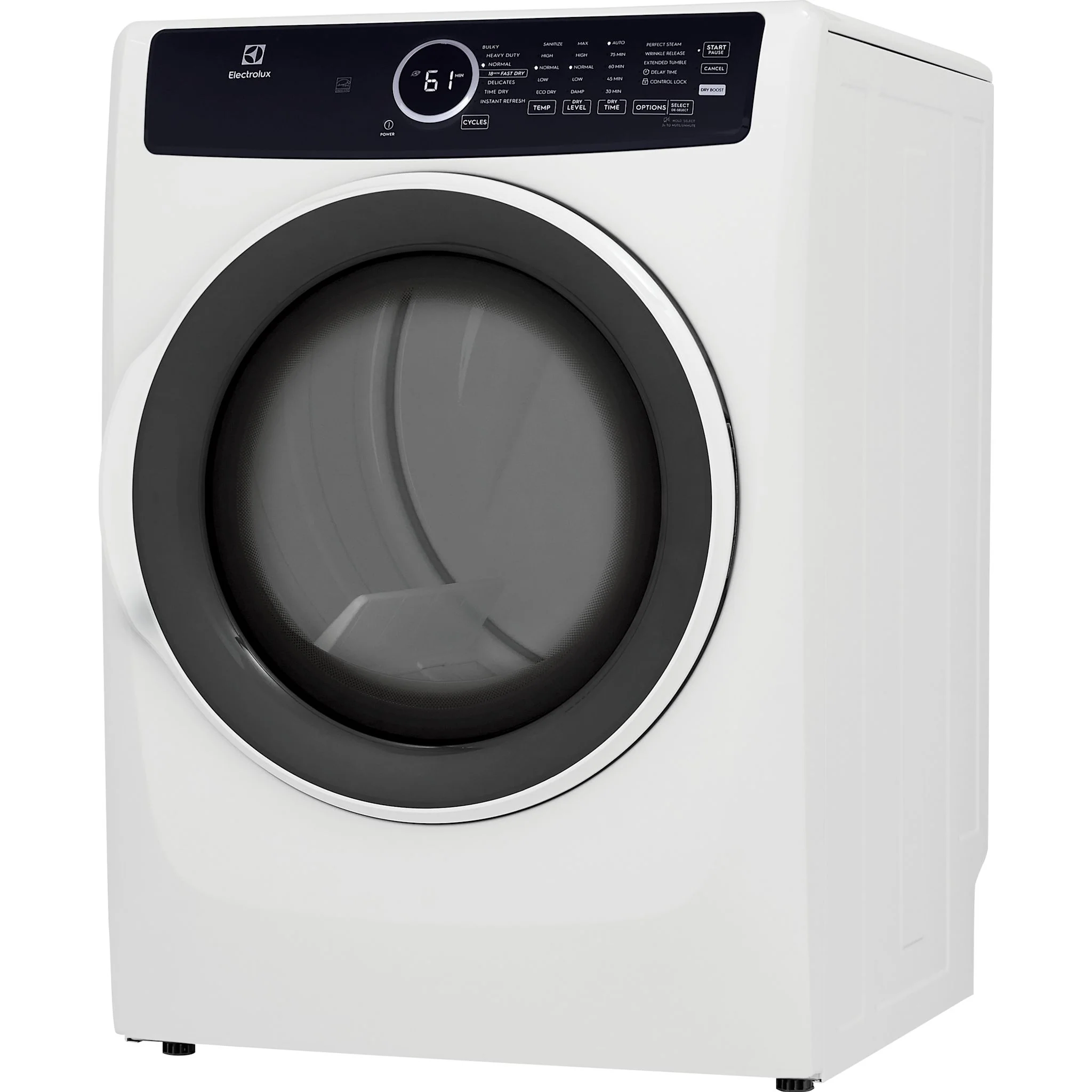 Electrolux Front Load Perfect Steam™ Gas Dryer with Instant Refresh – 8.0 Cu. Ft. - White ( ELFG7437AW ) - Image 3