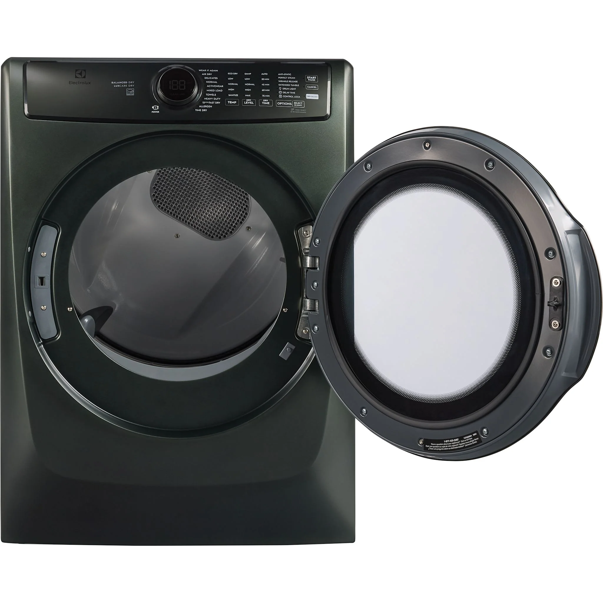 Electrolux Front Load Perfect Steam™ Gas Dryer with LuxCare® Dry and Instant Refresh – 8.0 Cu. Ft. - Green ( ELFG7738AA ) - Image 5