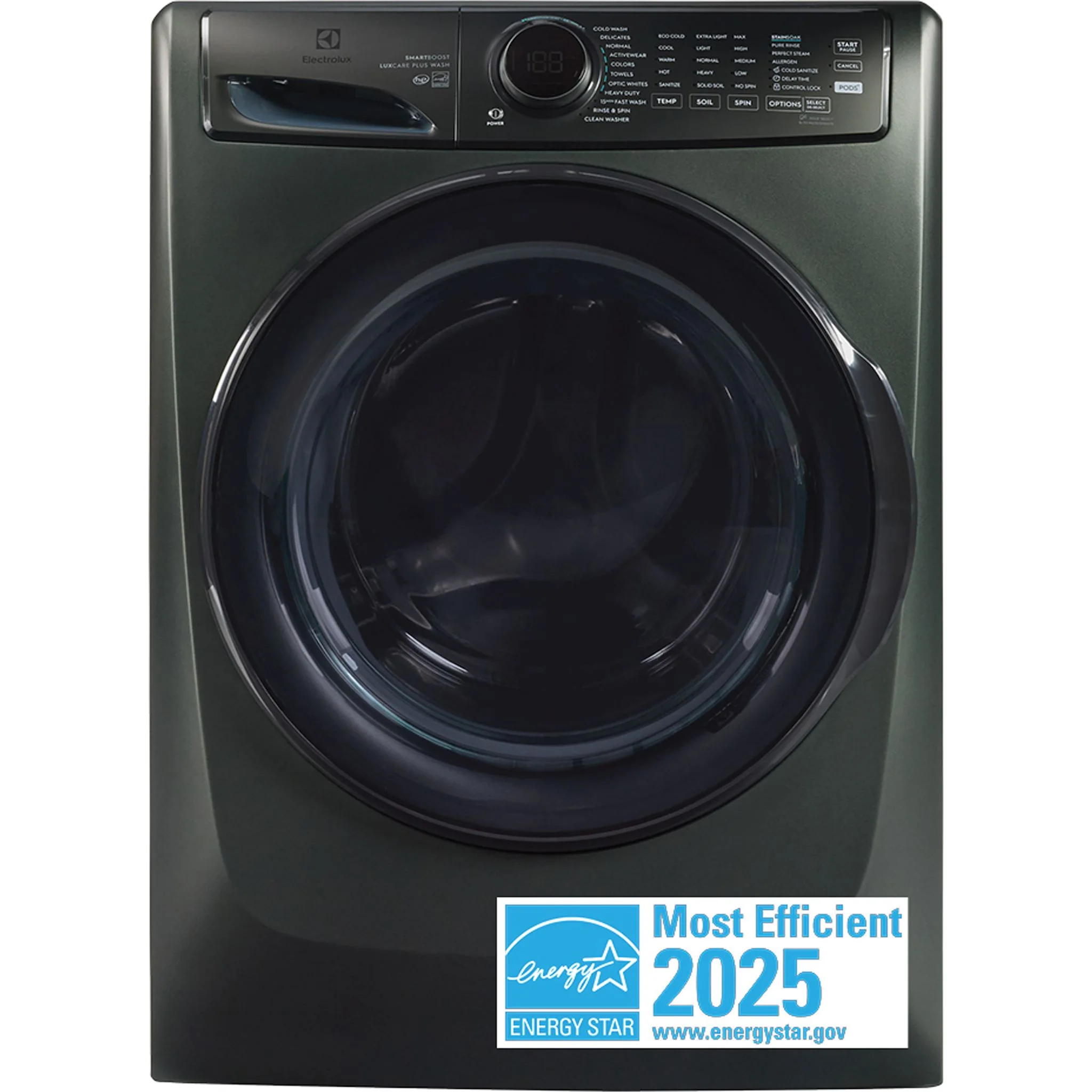 Electrolux Front Load Perfect Steam™ Washer with LuxCare® Plus Wash and SmartBoost® - 5.2 Cu. Ft. I.E.C - Green ( ELFW7738AA ) - Image 2