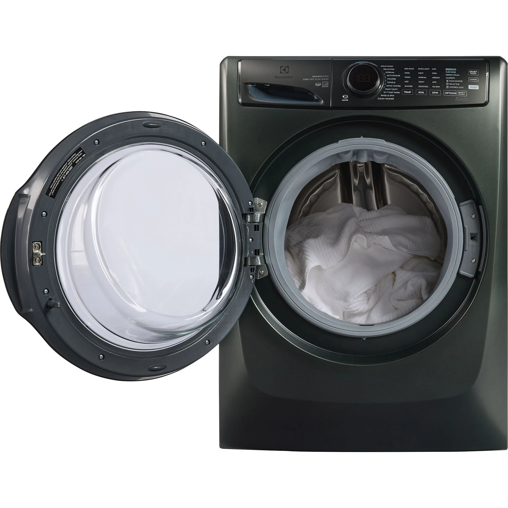 Electrolux Front Load Perfect Steam™ Washer with LuxCare® Plus Wash and SmartBoost® - 5.2 Cu. Ft. I.E.C - Green ( ELFW7738AA ) - Image 4