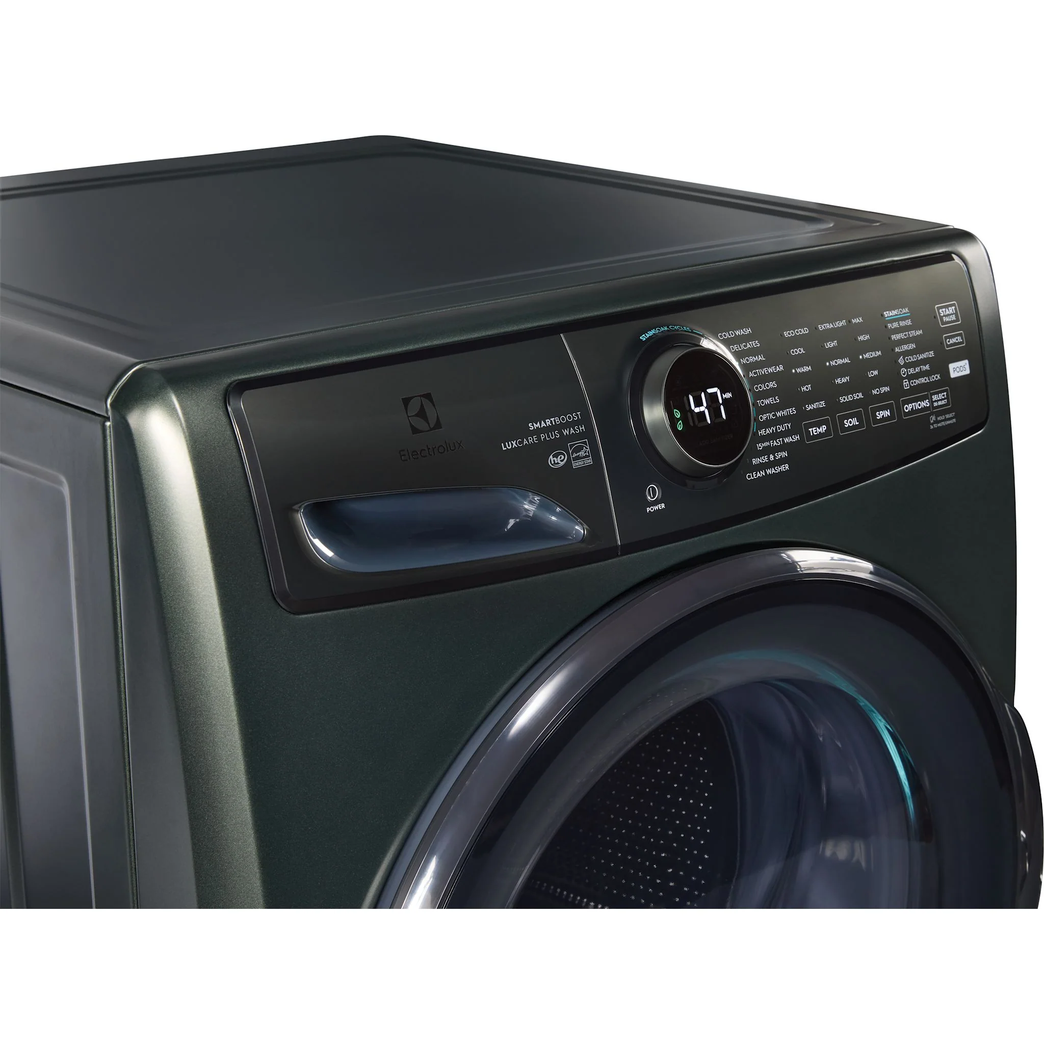 Electrolux Front Load Perfect Steam™ Washer with LuxCare® Plus Wash and SmartBoost® - 5.2 Cu. Ft. I.E.C - Green ( ELFW7738AA ) - Image 6