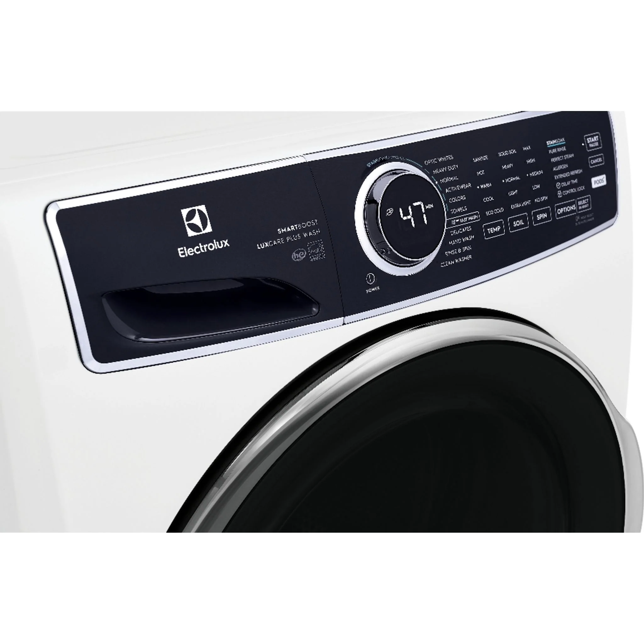 Electrolux Front Load Perfect Steam™ Washer with LuxCare® Plus Wash and SmartBoost® - 5.2 Cu. Ft. I.E.C - White ( ELFW7637AW ) - Image 7