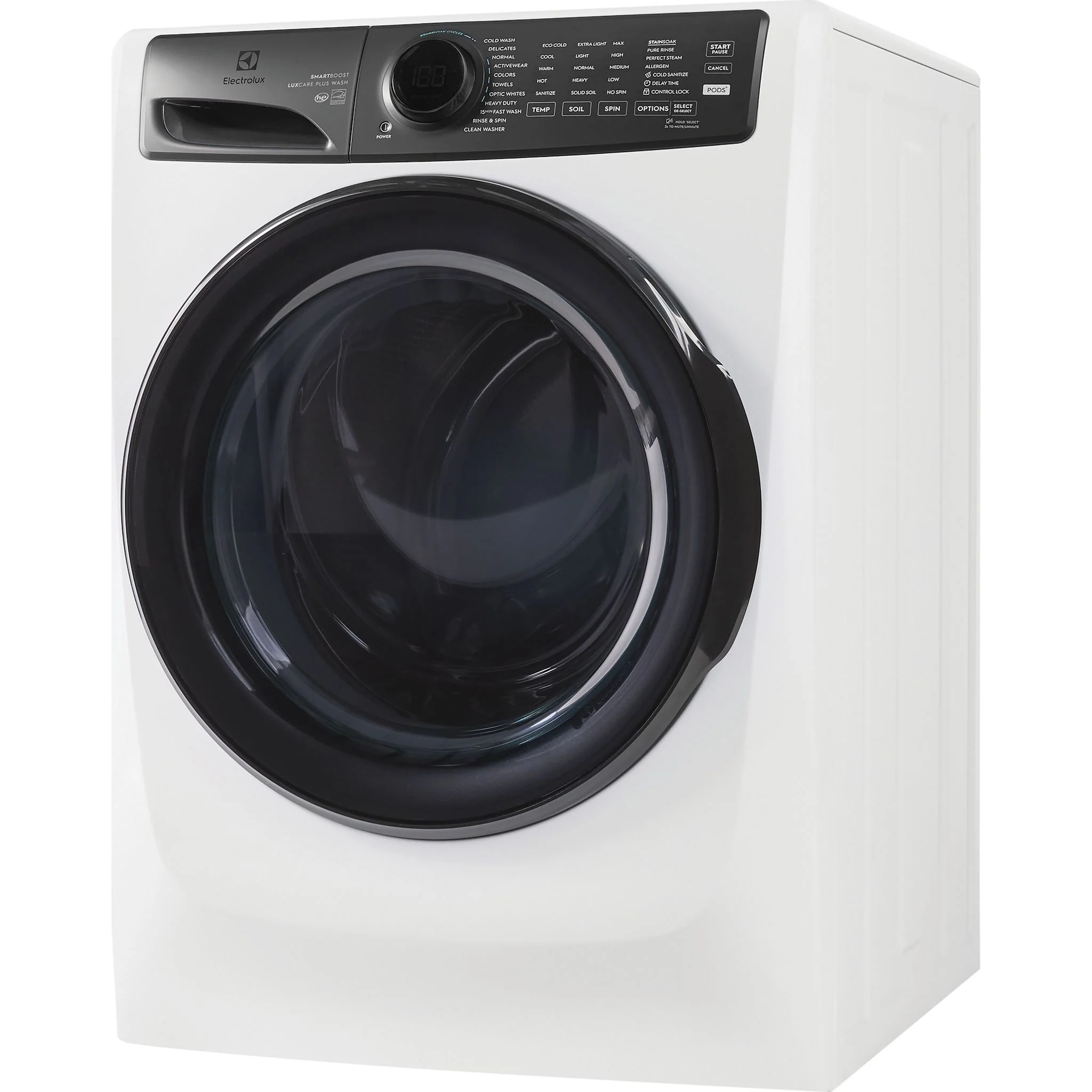 Electrolux Front Load Perfect Steam™ Washer with LuxCare® Plus Wash and SmartBoost® - 5.2 Cu. Ft. -Matte White (ELFW7738MW) - Image 2