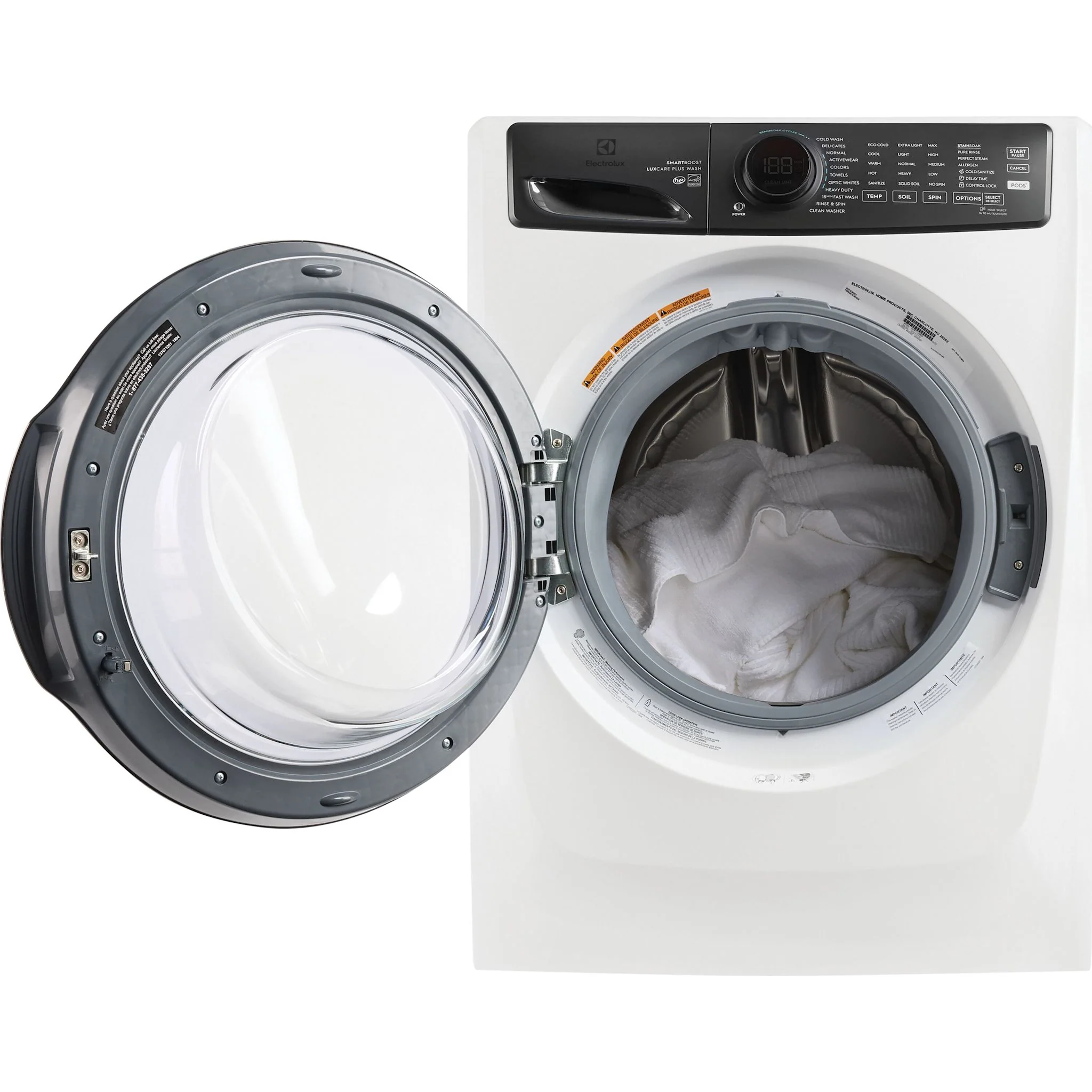 Electrolux Front Load Perfect Steam™ Washer with LuxCare® Plus Wash and SmartBoost® - 5.2 Cu. Ft. -Matte White (ELFW7738MW) - Image 3