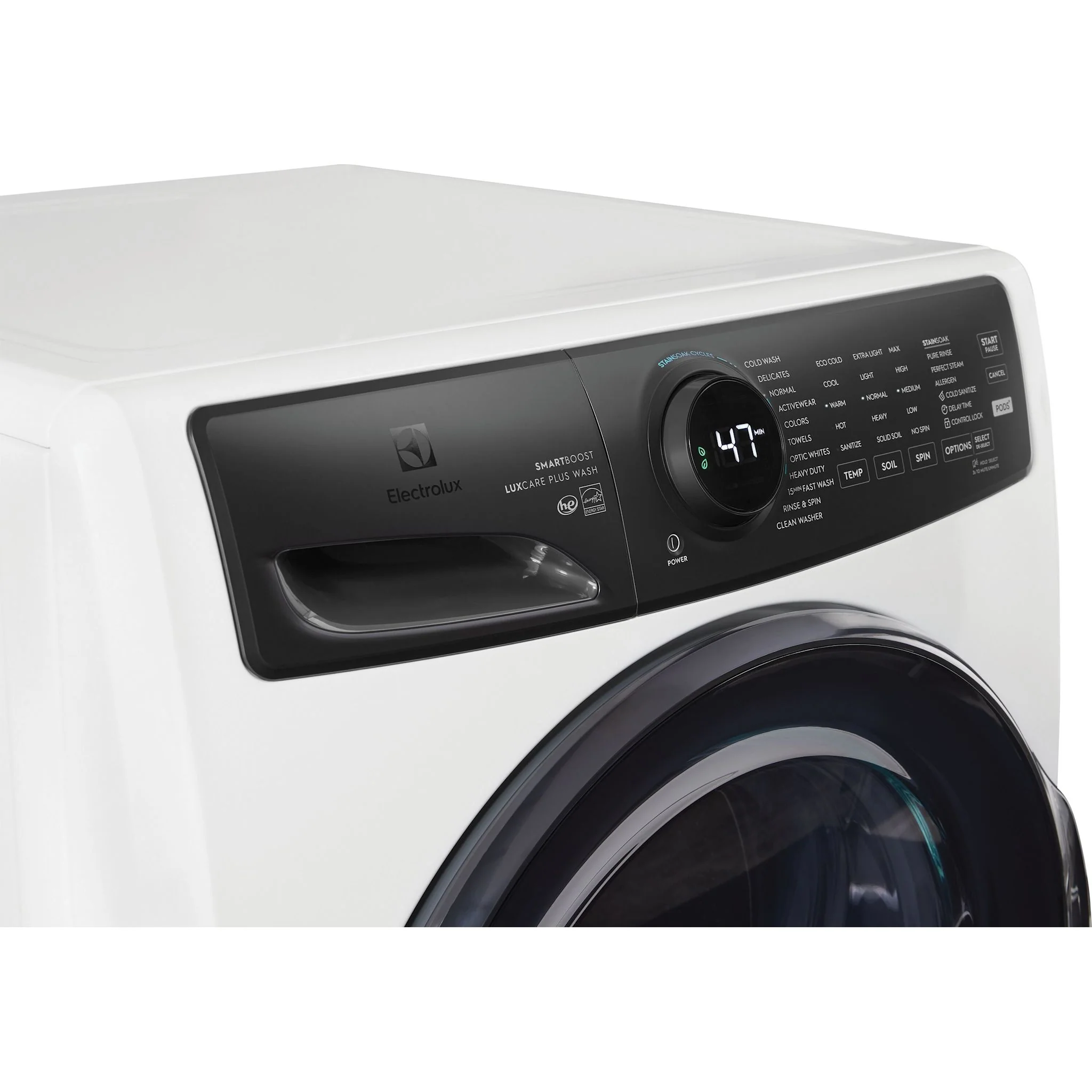 Electrolux Front Load Perfect Steam™ Washer with LuxCare® Plus Wash and SmartBoost® - 5.2 Cu. Ft. -Matte White (ELFW7738MW) - Image 4