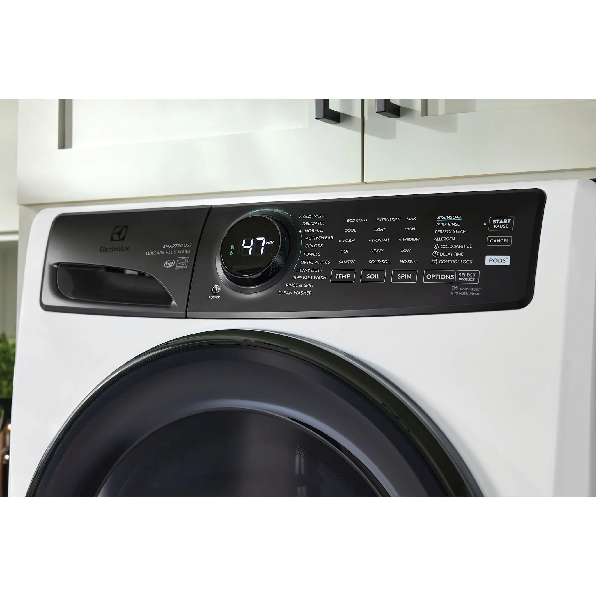 Electrolux Front Load Perfect Steam™ Washer with LuxCare® Plus Wash and SmartBoost® - 5.2 Cu. Ft. -Matte White (ELFW7738MW) - Image 5