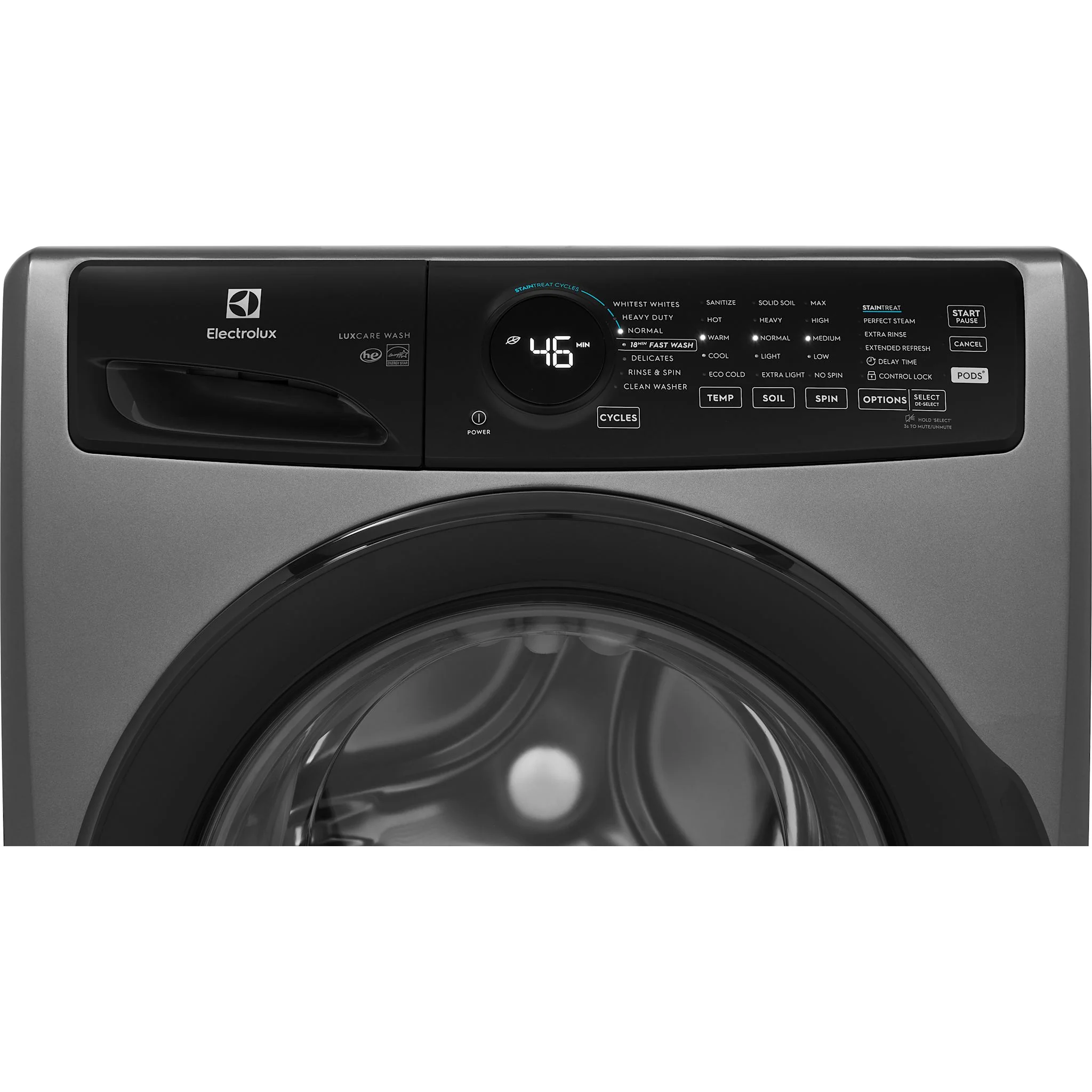 Electrolux Front Load Perfect Steam™ Washer with LuxCare® Wash - 4.5 Cu. Ft. - Titanium (ELFW7437AT) - Image 4