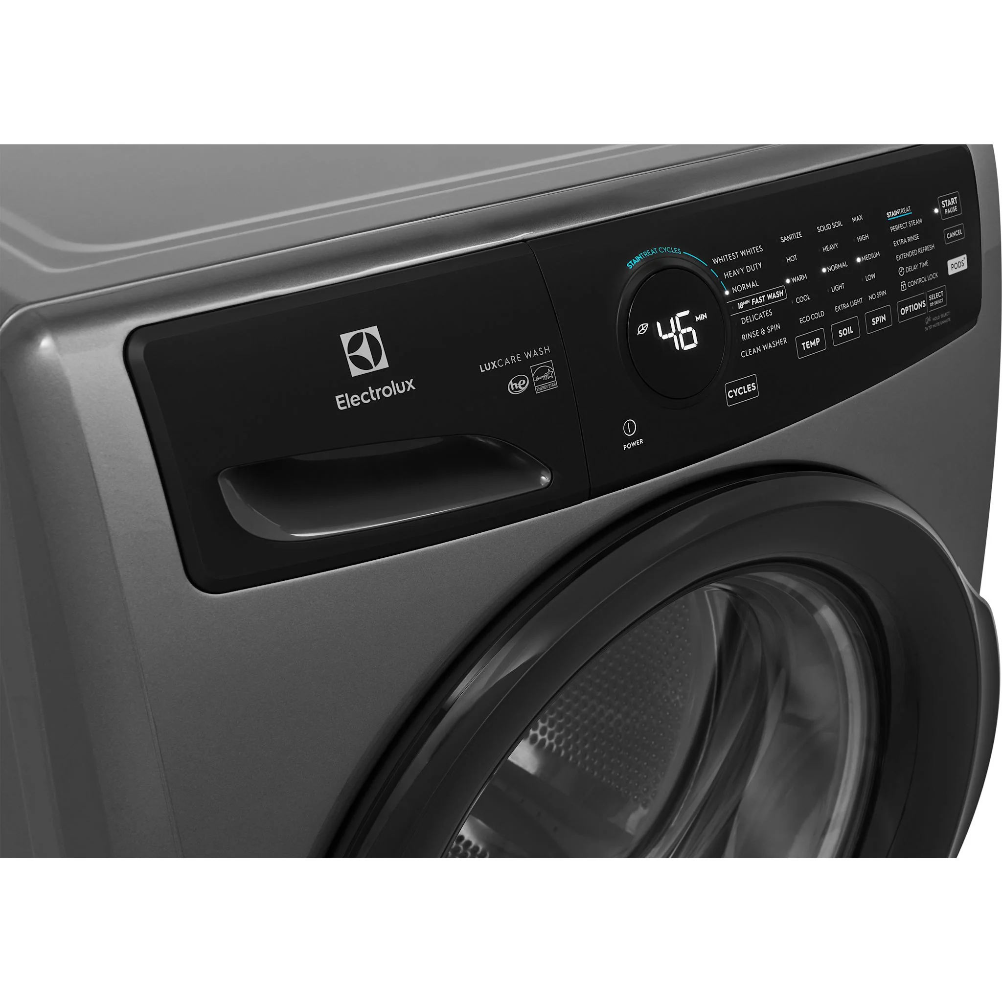 Electrolux Front Load Perfect Steam™ Washer with LuxCare® Wash - 4.5 Cu. Ft. - Titanium (ELFW7437AT) - Image 5