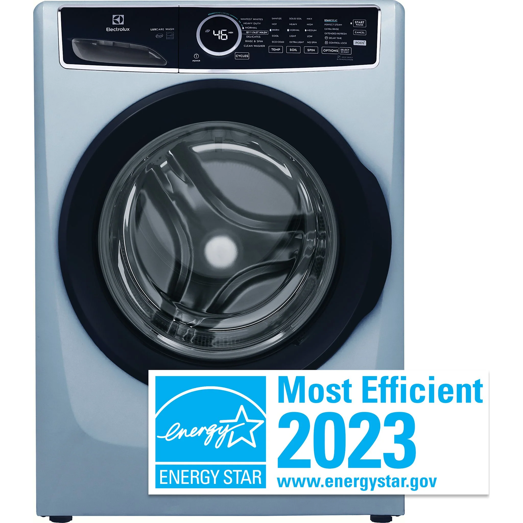 Electrolux Front Load Perfect Steam™ Washer with LuxCare® Wash - 5.2 Cu.Ft. I.E.C - Blue ( ELFW7437AG ) - Image 2
