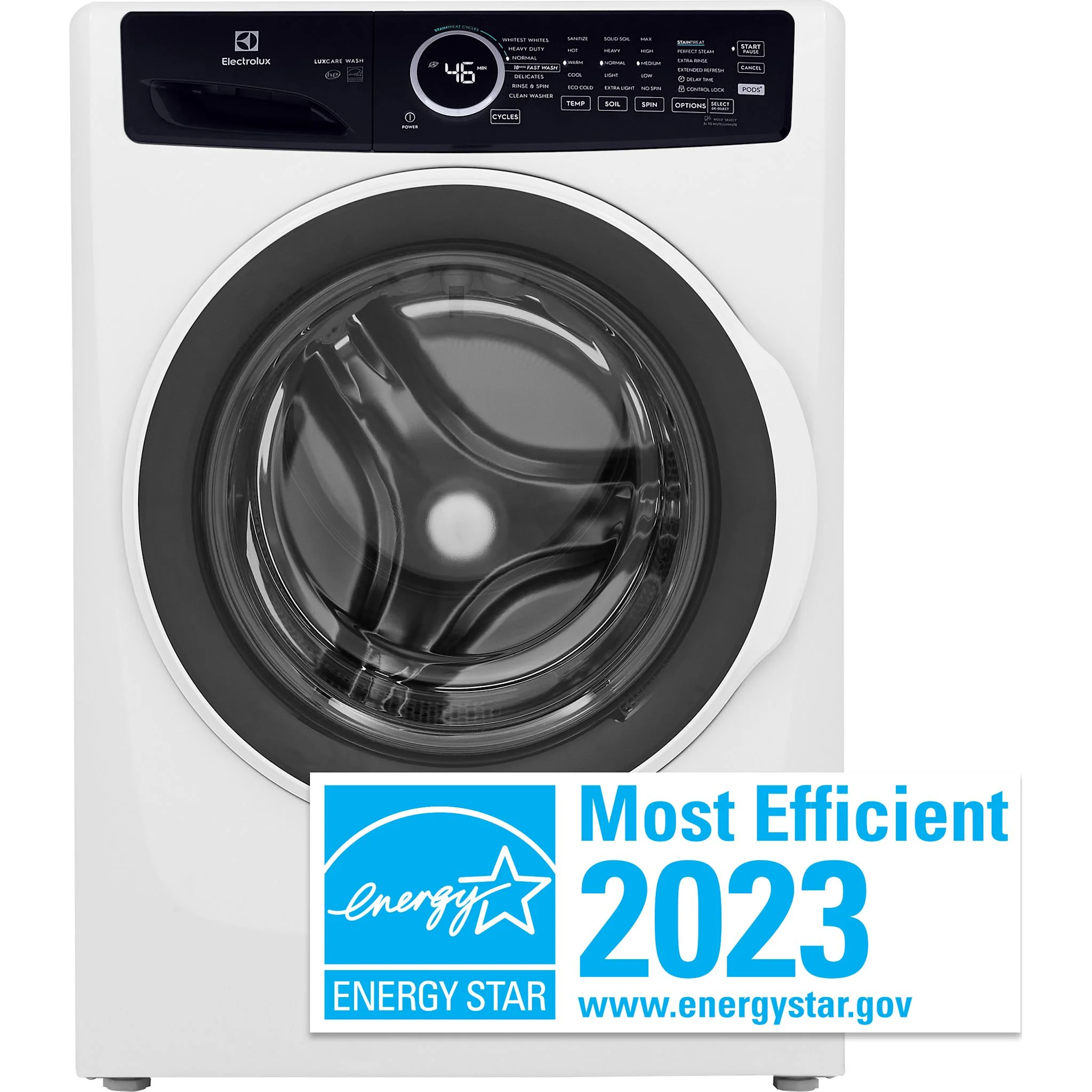 Electrolux Front Load Perfect Steam™ Washer with LuxCare® Wash - 5.2 Cu.Ft. I.E.C - White ( ELFW7437AW ) - Image 2