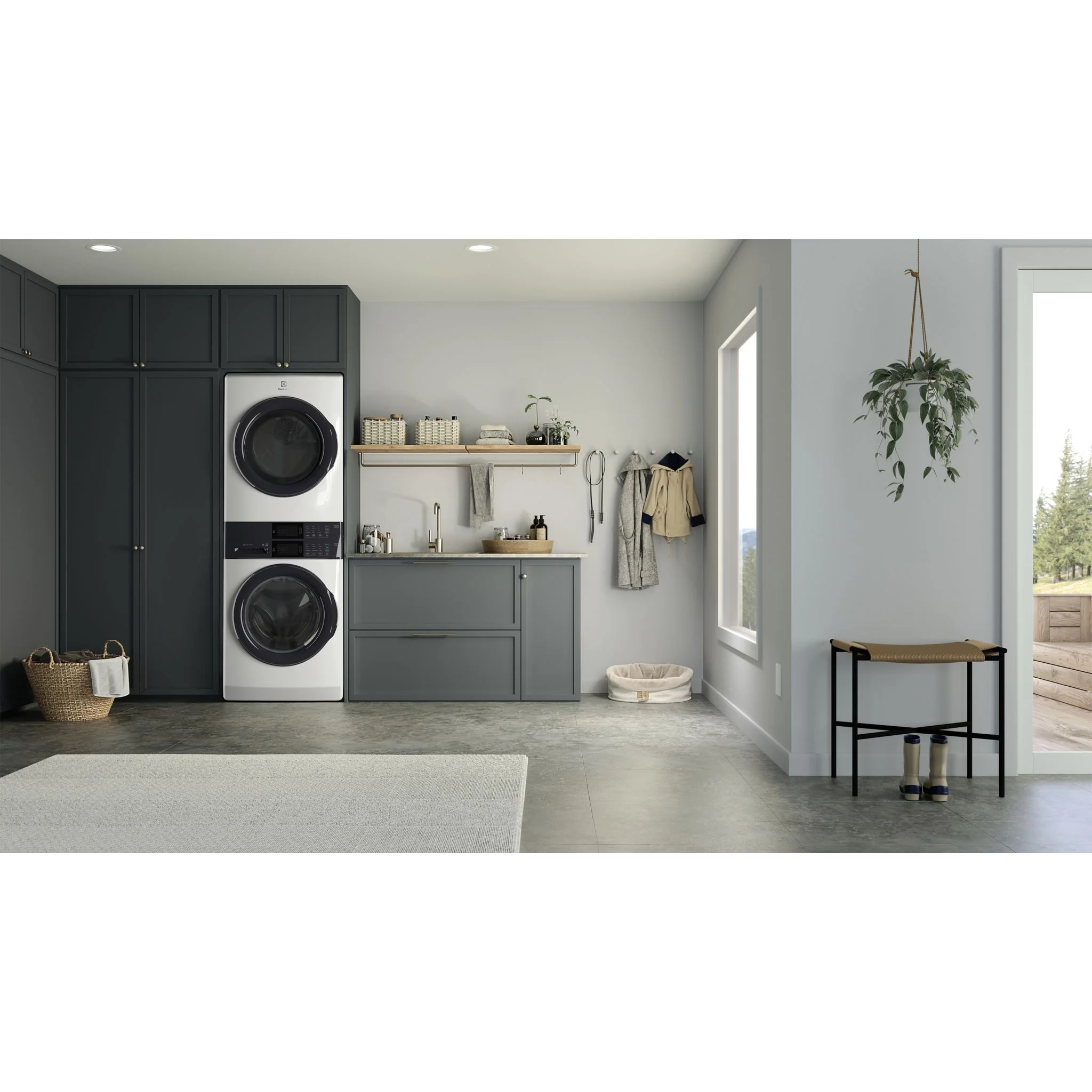 Electrolux Laundry Tower Single Unit Front Load 5.1 Cu. Ft. I.E.C Washer and 8 Cu. Ft. Electric Dryer - White ( ELTE730CAW ) - Image 14