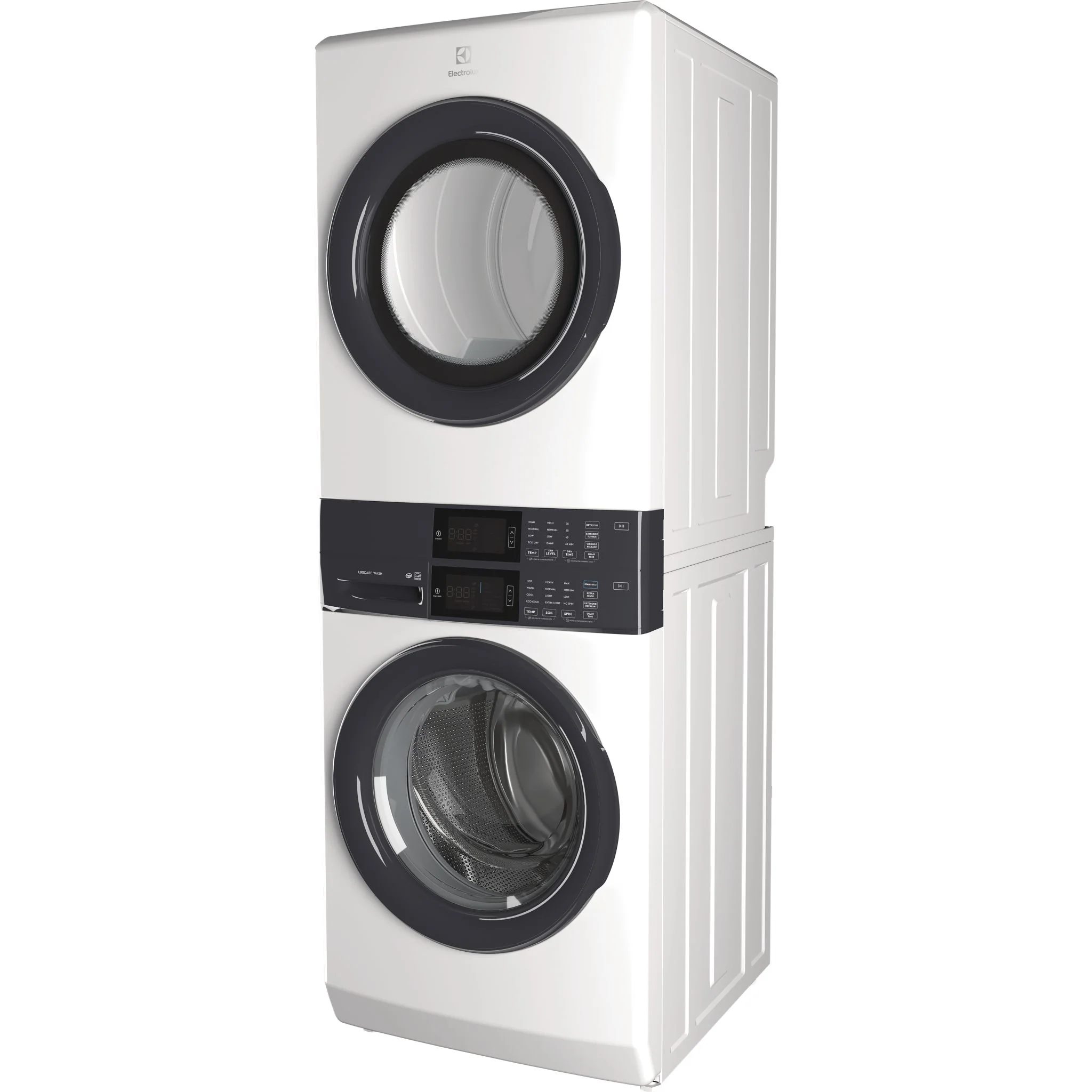 Electrolux Laundry Tower Single Unit Front Load 5.1 Cu. Ft. I.E.C Washer and 8 Cu. Ft. Electric Dryer - White ( ELTE730CAW ) - Image 3