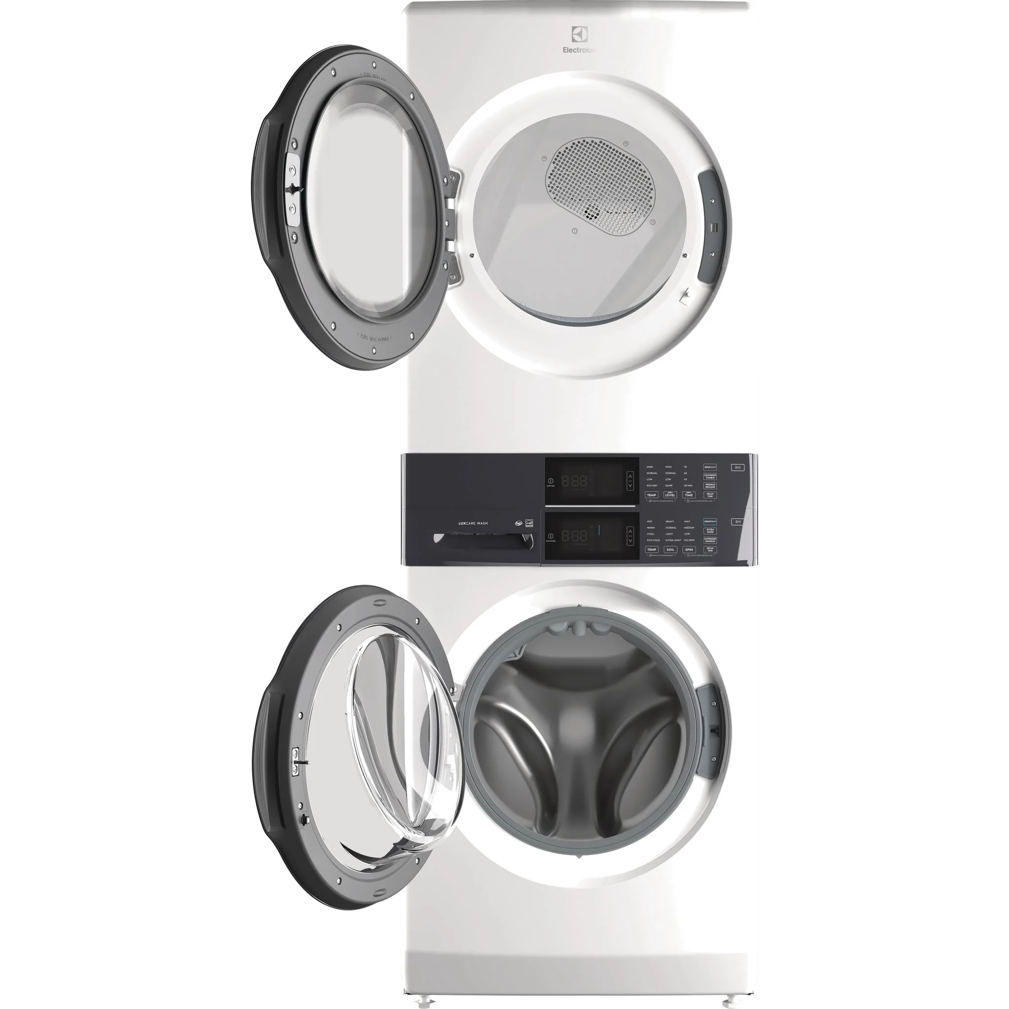 Electrolux Laundry Tower Single Unit Front Load 5.1 Cu. Ft. I.E.C Washer and 8 Cu. Ft. Electric Dryer - White ( ELTE730CAW ) - Image 4