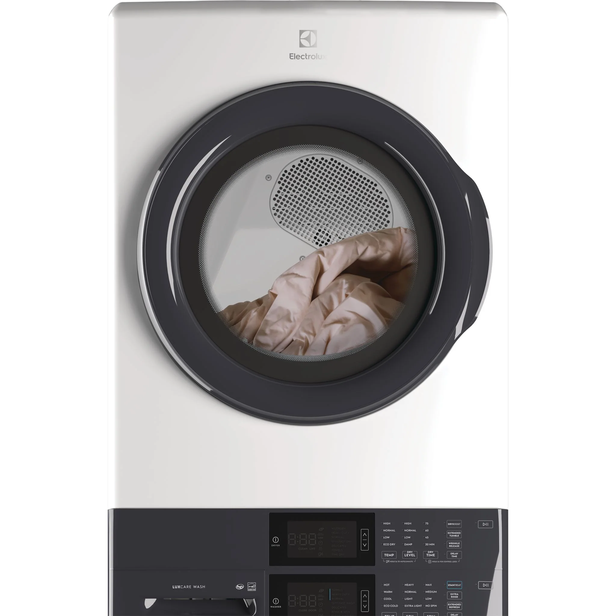 Electrolux Laundry Tower Single Unit Front Load 5.1 Cu. Ft. I.E.C Washer and 8 Cu. Ft. Electric Dryer - White ( ELTE730CAW ) - Image 6