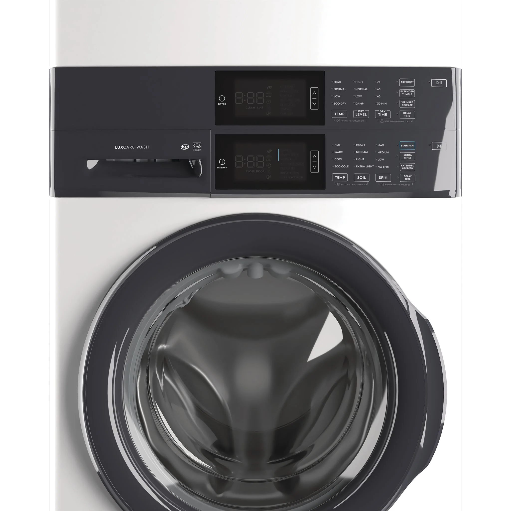 Electrolux Laundry Tower Single Unit Front Load 5.1 Cu. Ft. I.E.C Washer and 8 Cu. Ft. Electric Dryer - White ( ELTE730CAW ) - Image 7