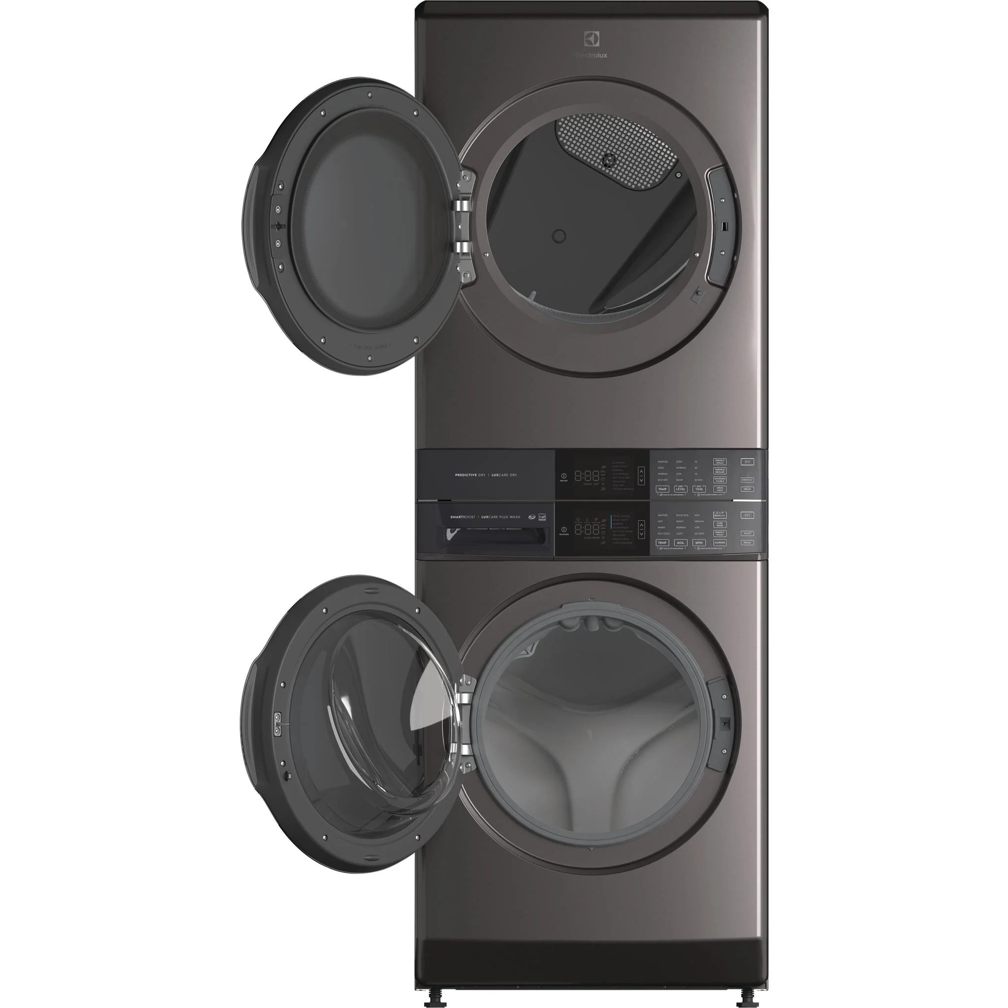 Electrolux Laundry Tower Single Unit Front Load 5.2 Cu. Ft. I.E.C Washer and 8 Cu. Ft. Electric Dryer - Black ( ELTE760CAT ) - Image 4
