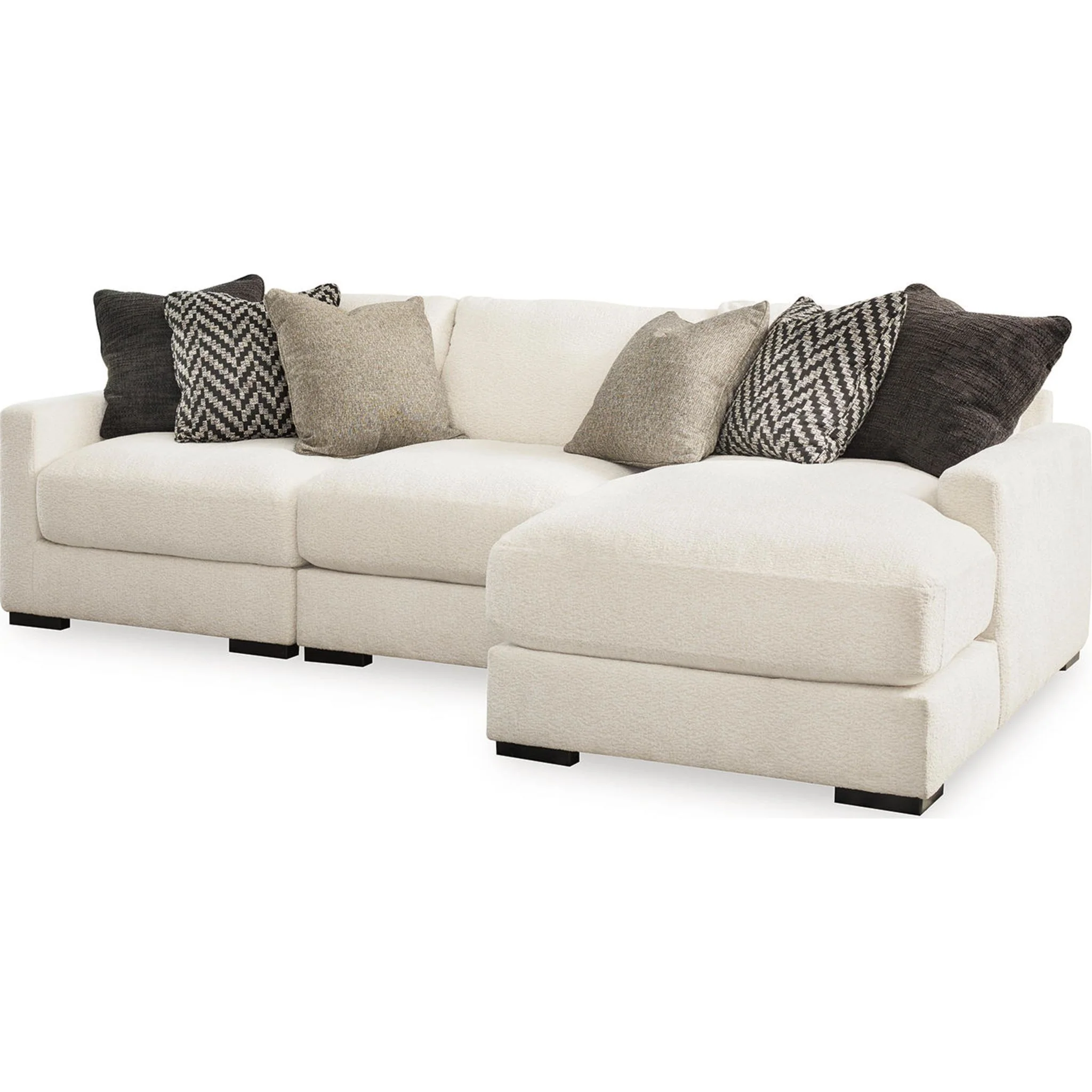 Elissa Court-Exclusive 3 Piece Modular Sectional with Chaise - Image 4