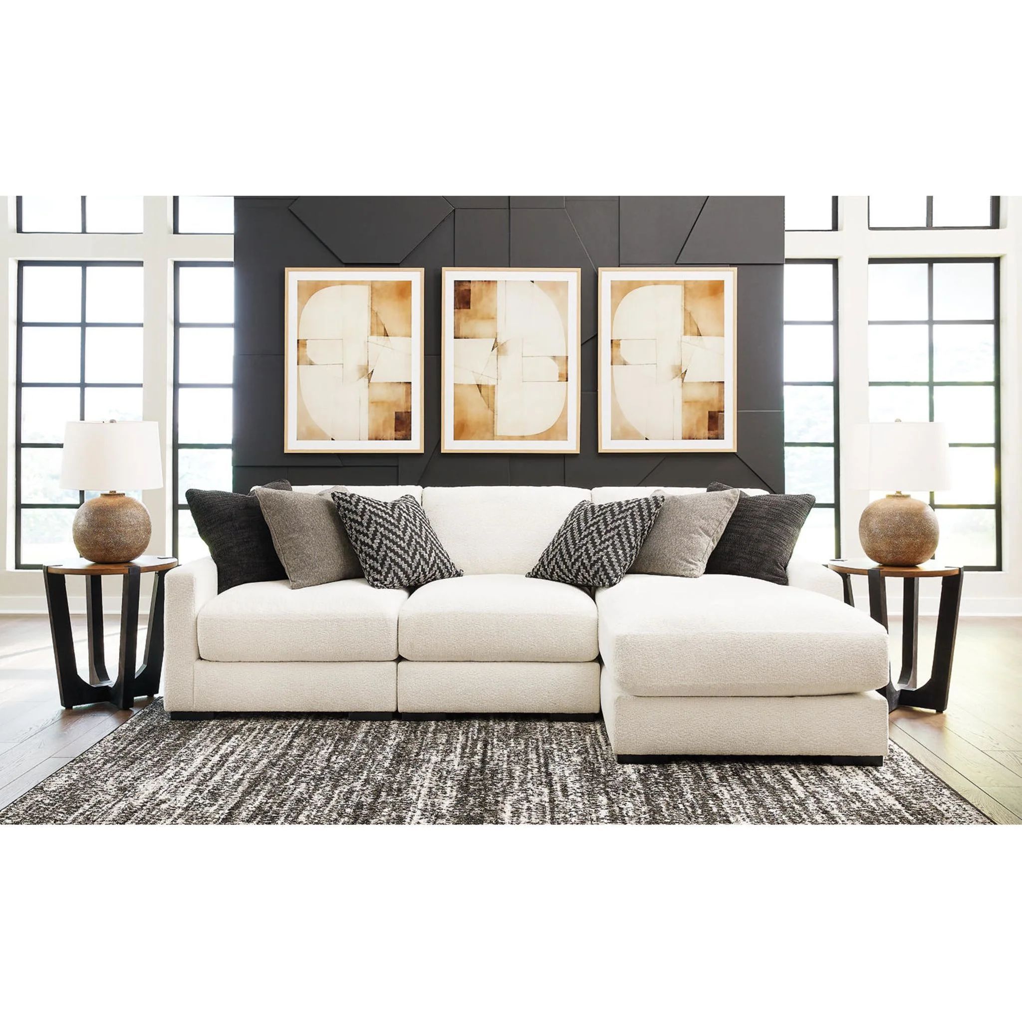 Elissa Court-Exclusive 3 Piece Modular Sectional with Chaise - Image 5