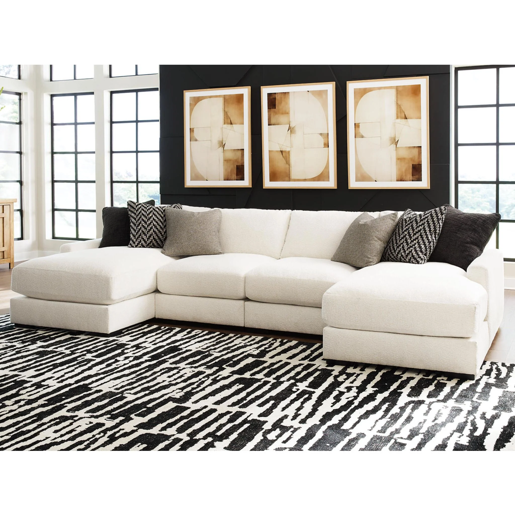Elissa Court-Exclusive 4 Piece Modular Sectional with Chaise - Image 2