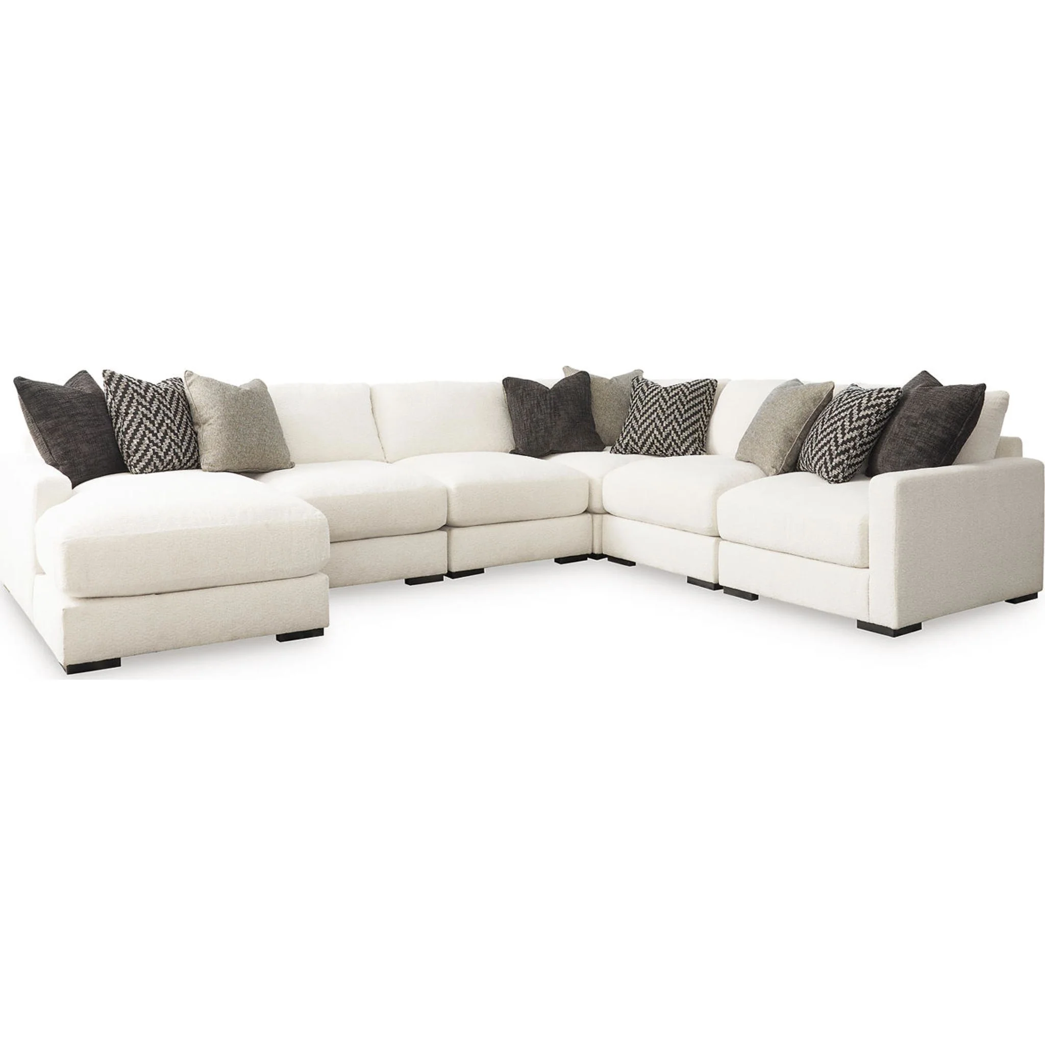 Elissa Court-Exclusive 6 Piece Modular Sectional with Chaise - Image 21