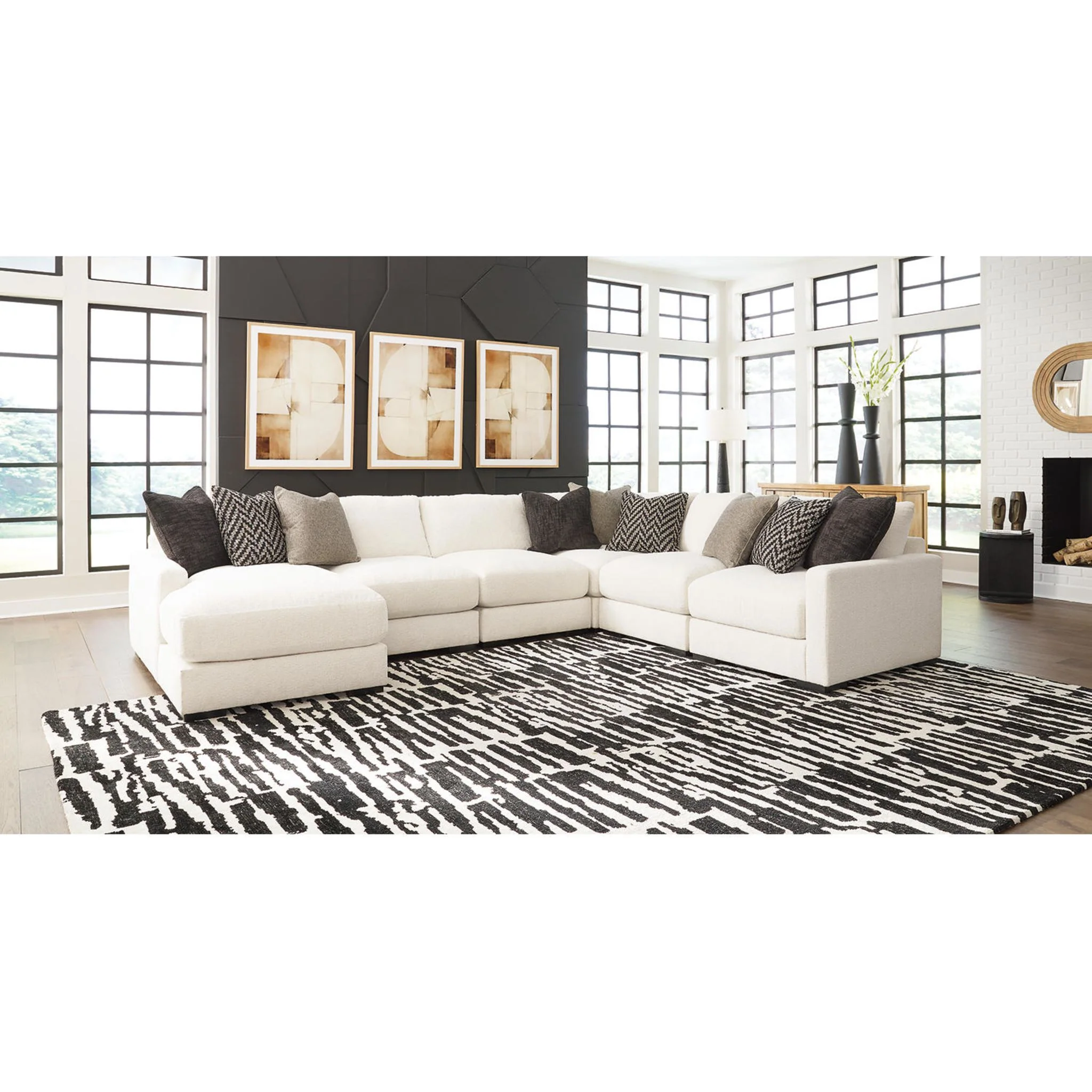Elissa Court-Exclusive 6 Piece Modular Sectional with Chaise - Image 27